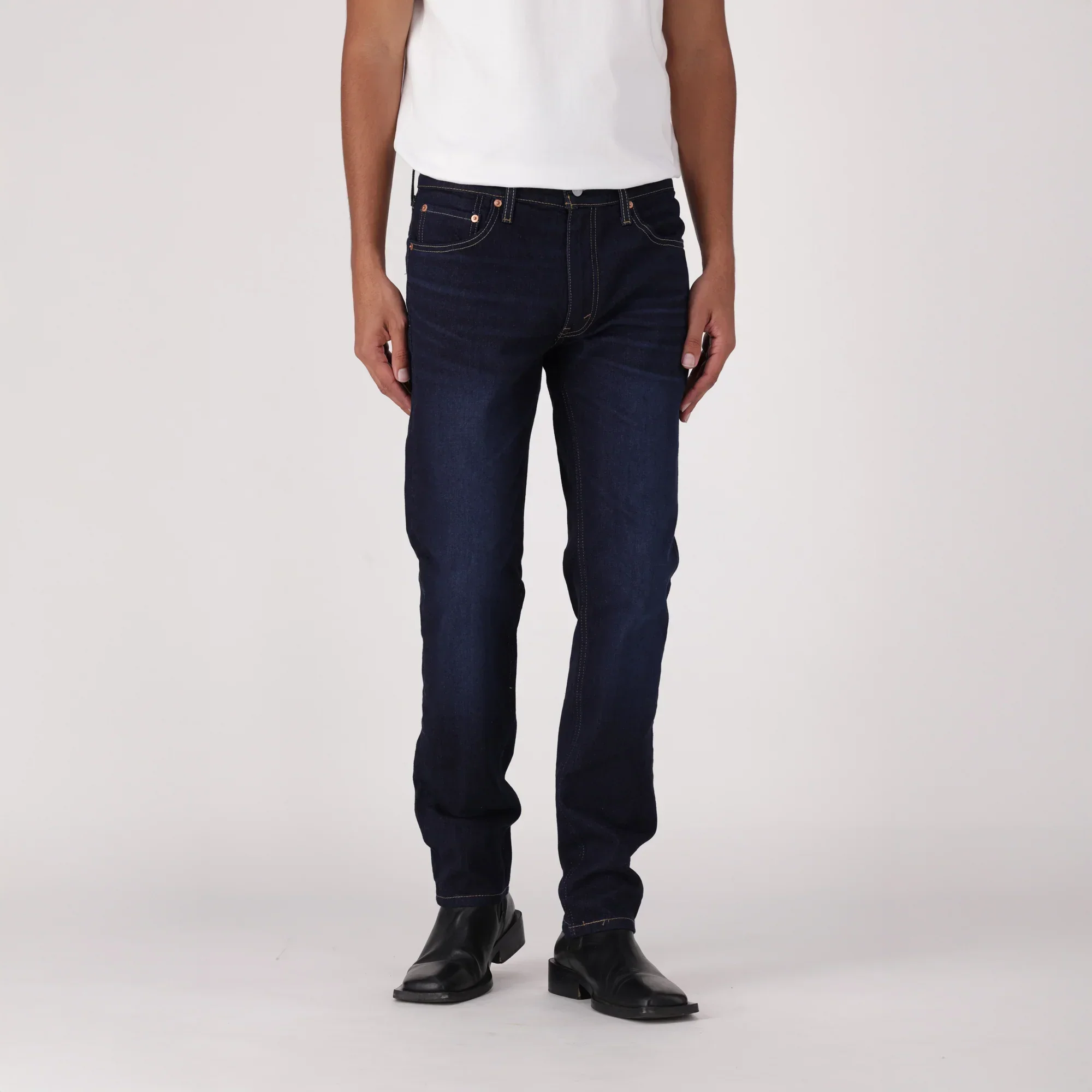 LEVI'S® MEN'S 511™ SLIM JEANS - DARK INDIGO WORN IN - Image 2
