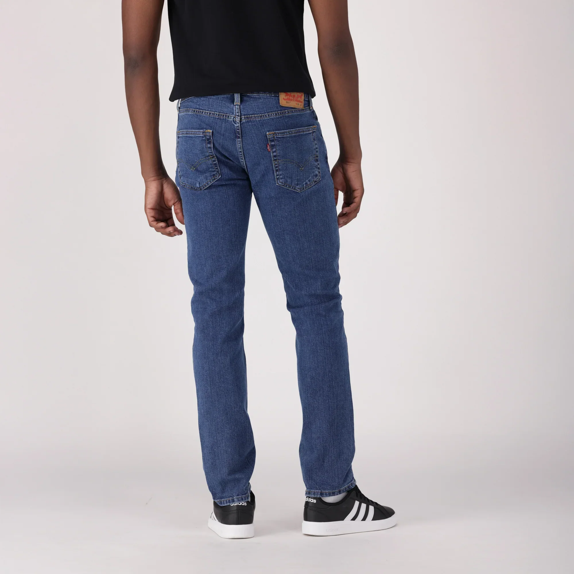LEVI'S® MEN'S 511™ SLIM JEANS - DARK INDIGO WORN IN - Image 3