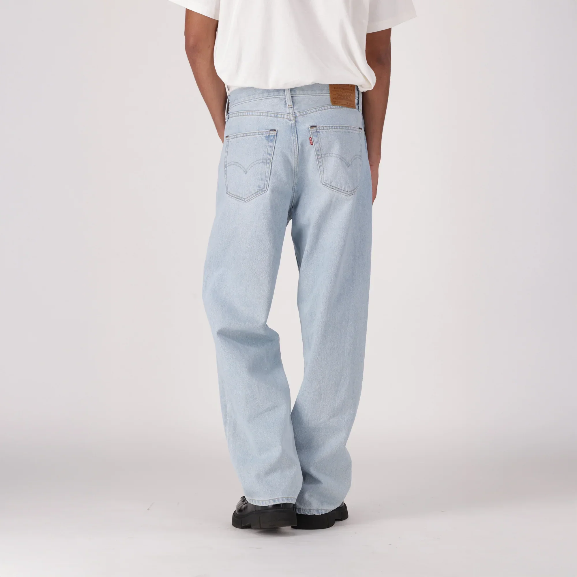 LEVI'S® MEN’S 578™ BAGGY JEANS - LIGHT INDIGO - WORN IN - Image 3
