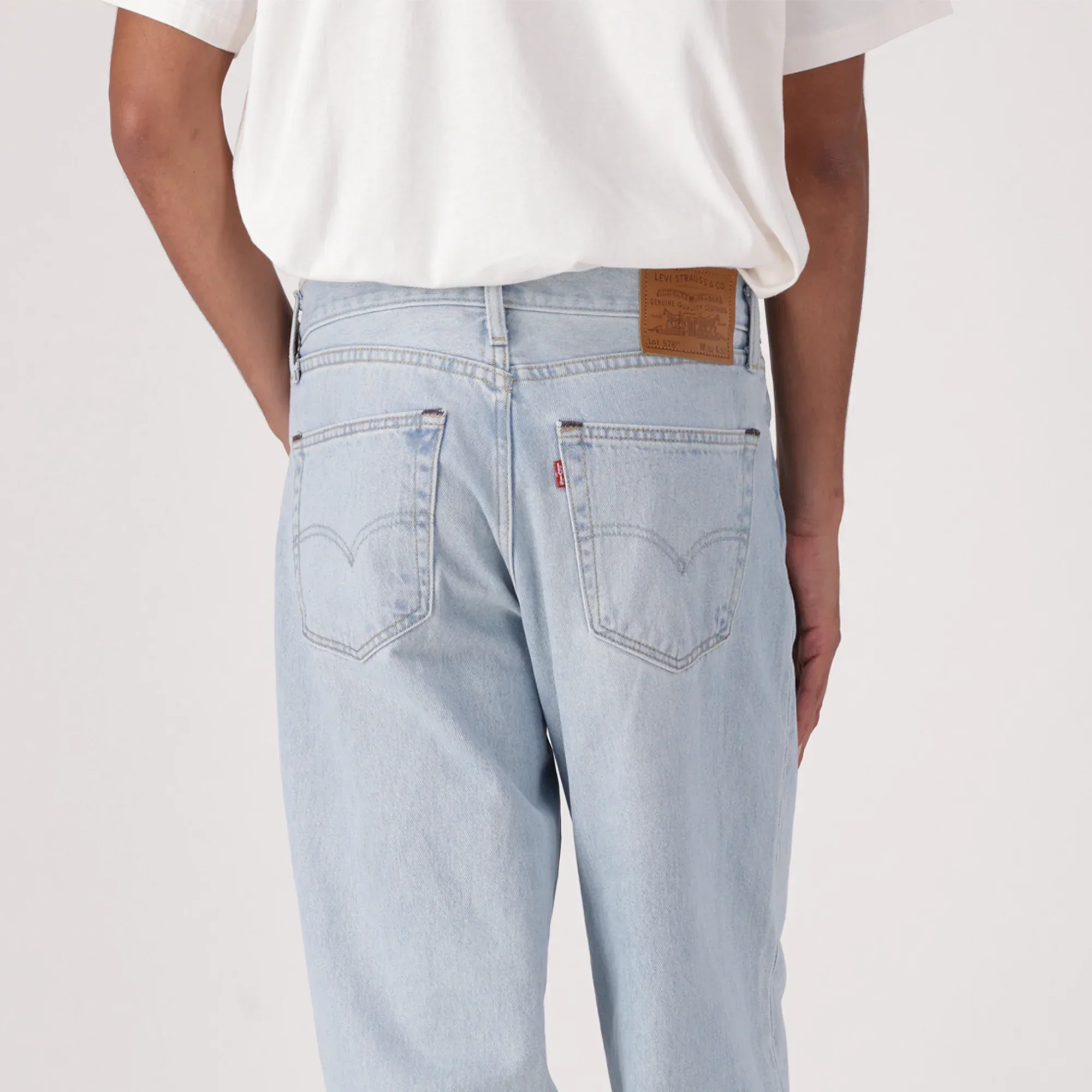 LEVI'S® MEN’S 578™ BAGGY JEANS - LIGHT INDIGO - WORN IN - Image 5
