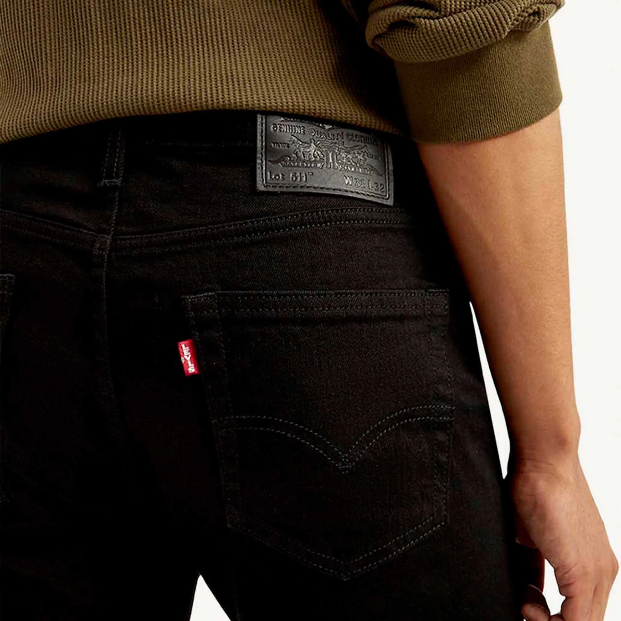 LEVI’S® MEN'S 511 SLIM FIT JEANS - BLACK - Image 10