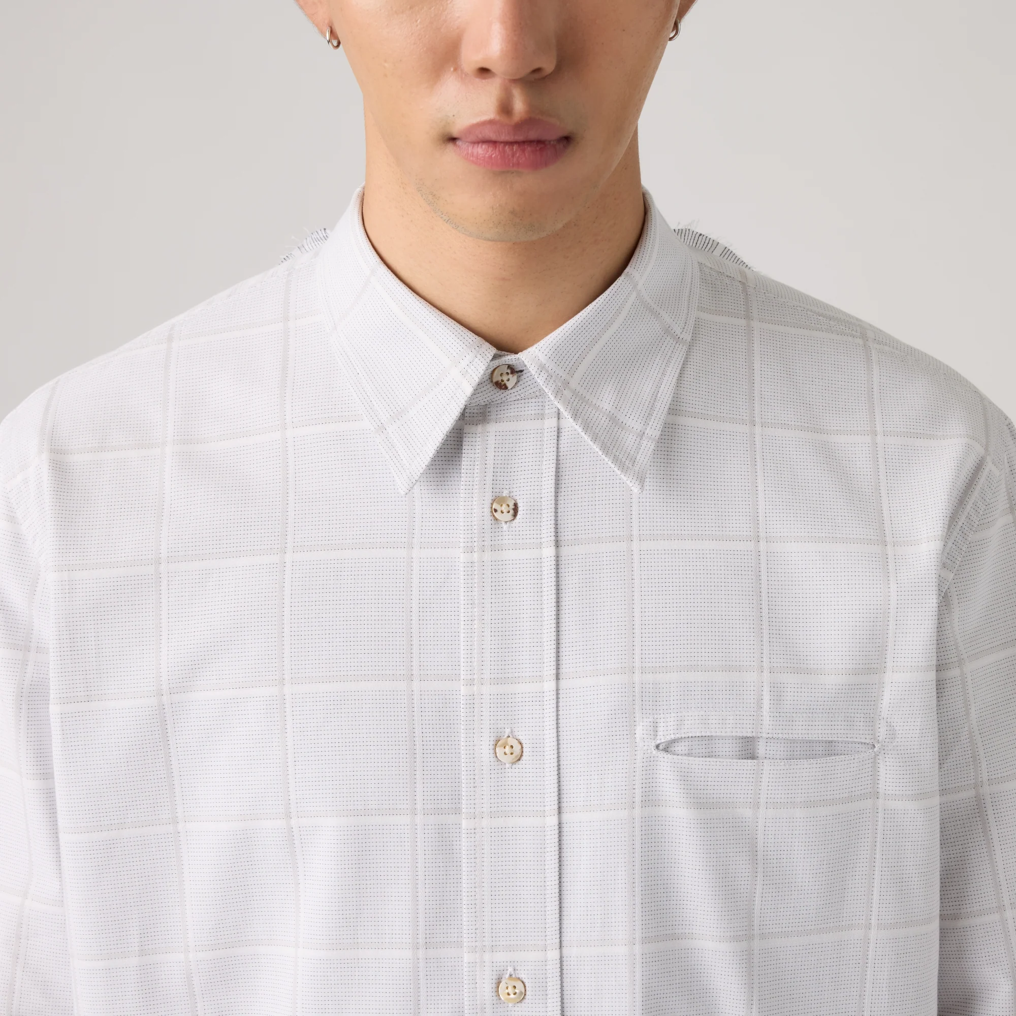 LEVI’S® X KIKO KOSTADINOV MEN'S ANDY PATTERN SHIRT - WHITE - Image 5