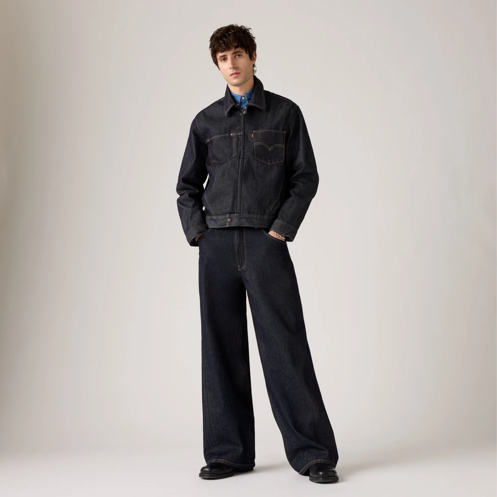 LEVI’S® MEN'S TWISTED BAGGY - DARK INDIGO - FLAT FINISH