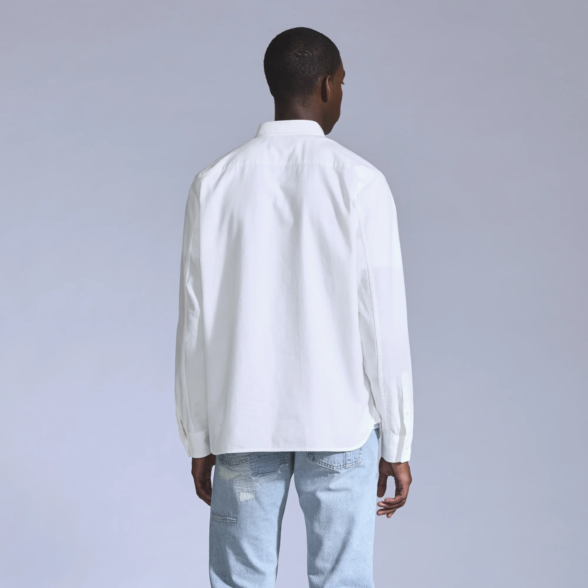 LEVI'S® BLUE TAB™ MEN'S RELAXED BUTTON-UP SHIRT - WHITE - Image 3