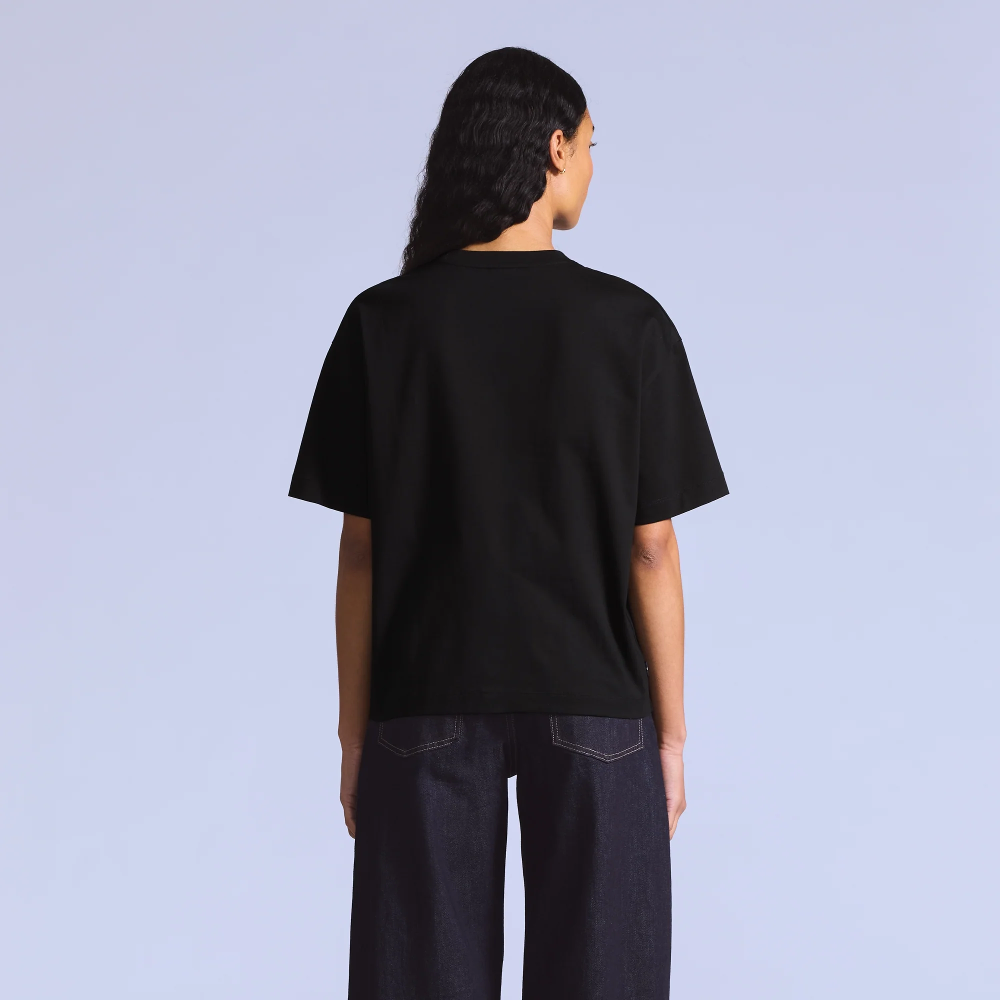 LEVI'S® BLUE TAB™ WOMEN'S DAILY TEE - BLACK - Image 3