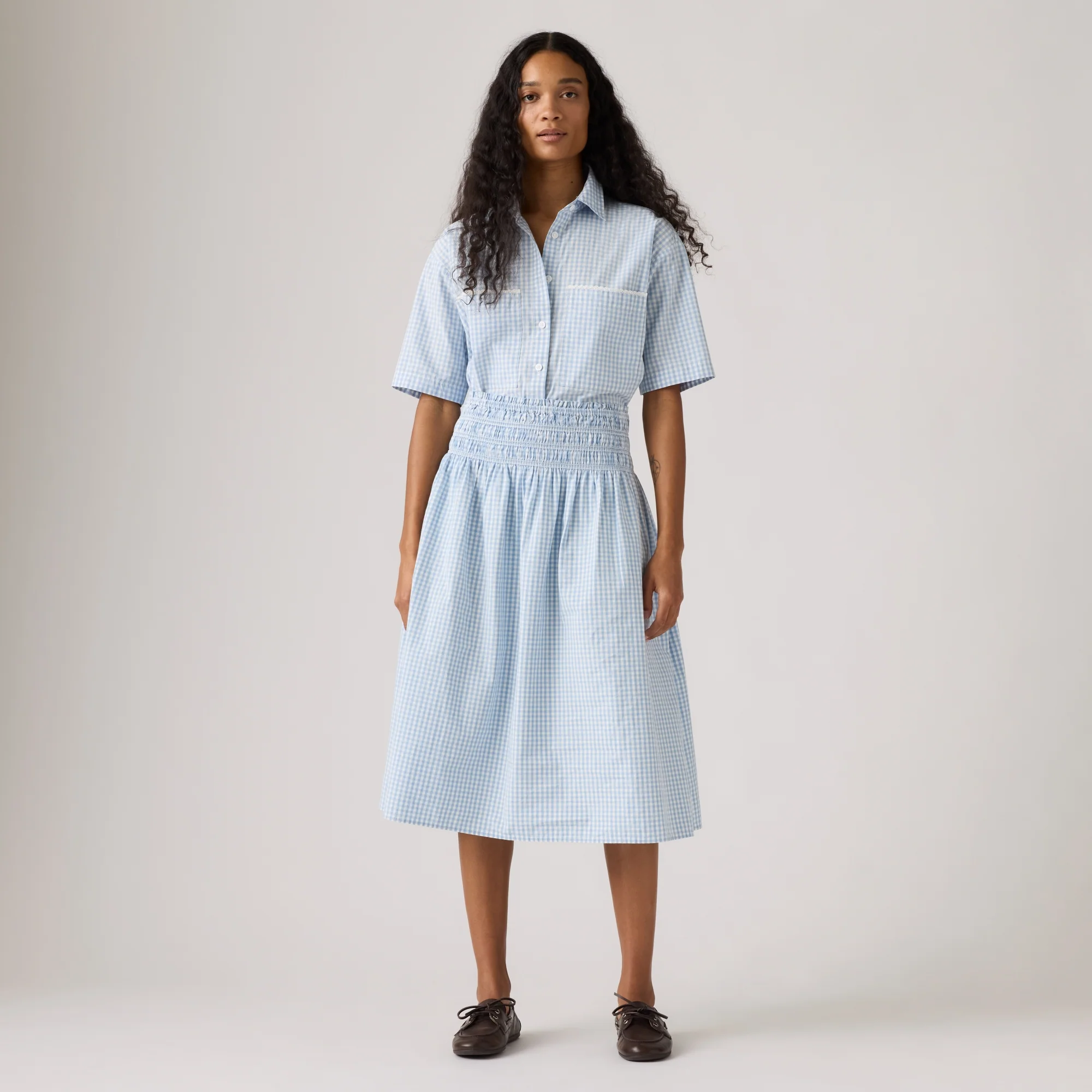 LEVI'S® EVERDEEN MIDI SKIRT - BLUE - Image 2