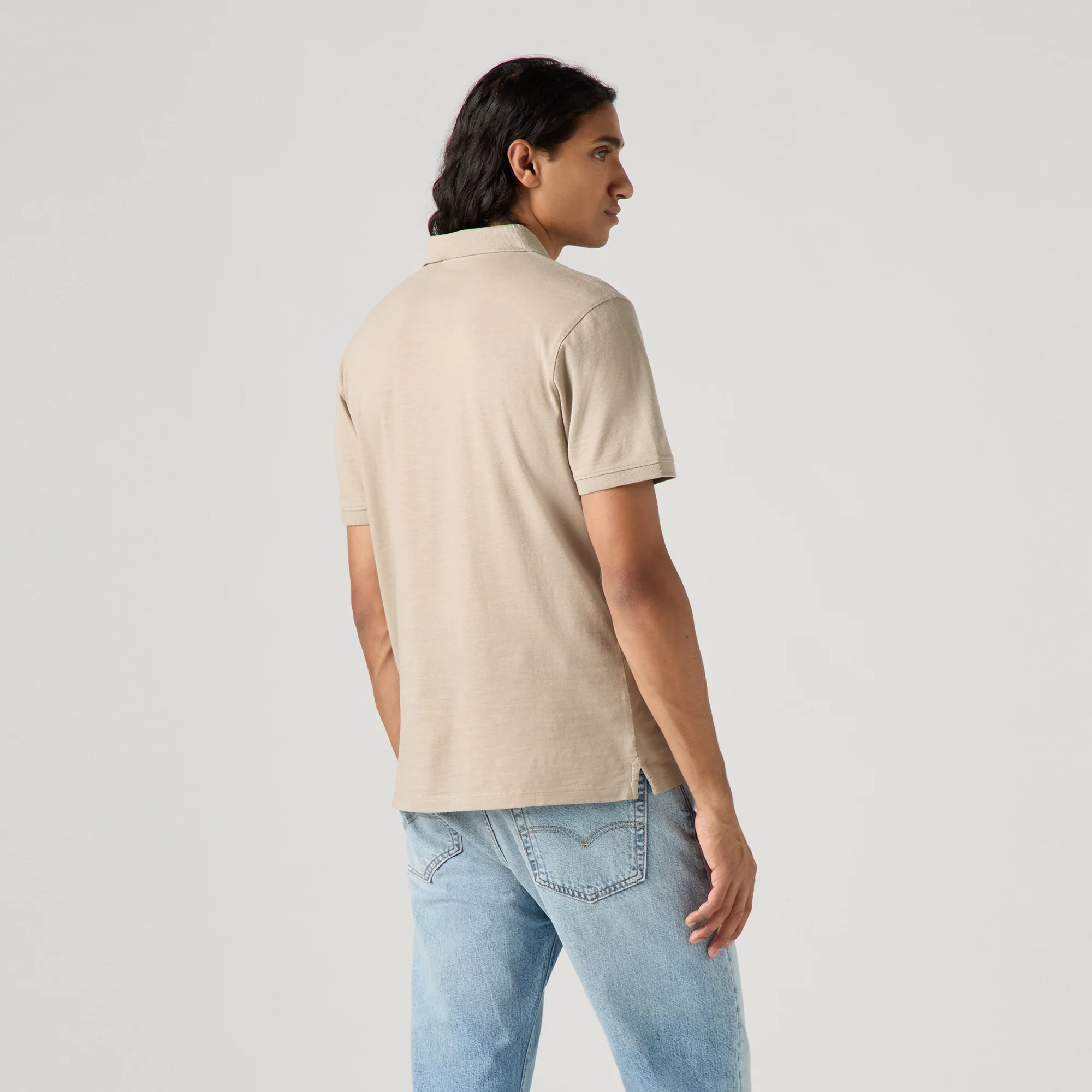 LEVI'S® MEN’S SLIM HOUSEMARK POLO SHIRT - NEUTRAL - Image 3