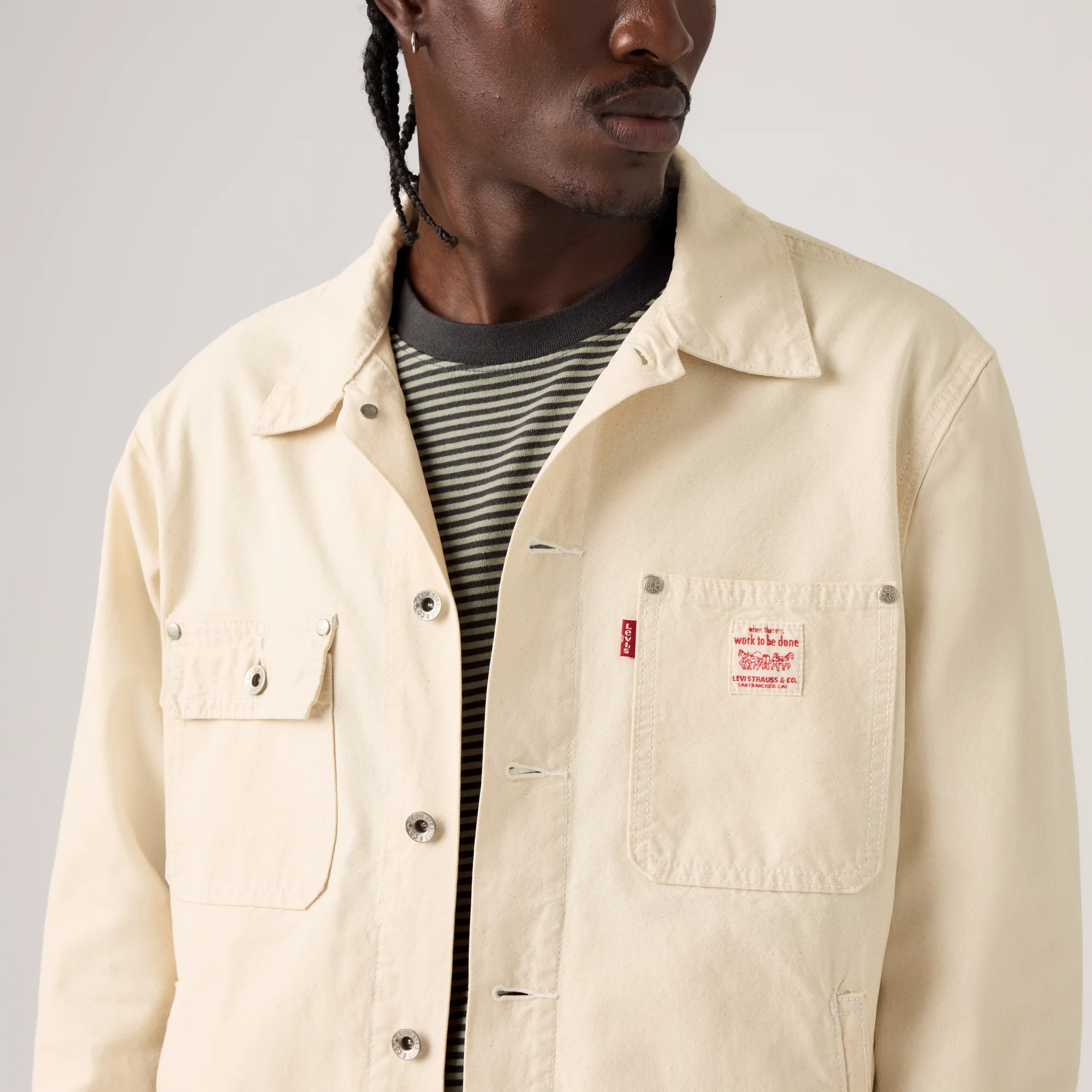 LEVI'S® MEN’S SUNRISE TRUCKER JACKET - NEUTRAL - Image 4