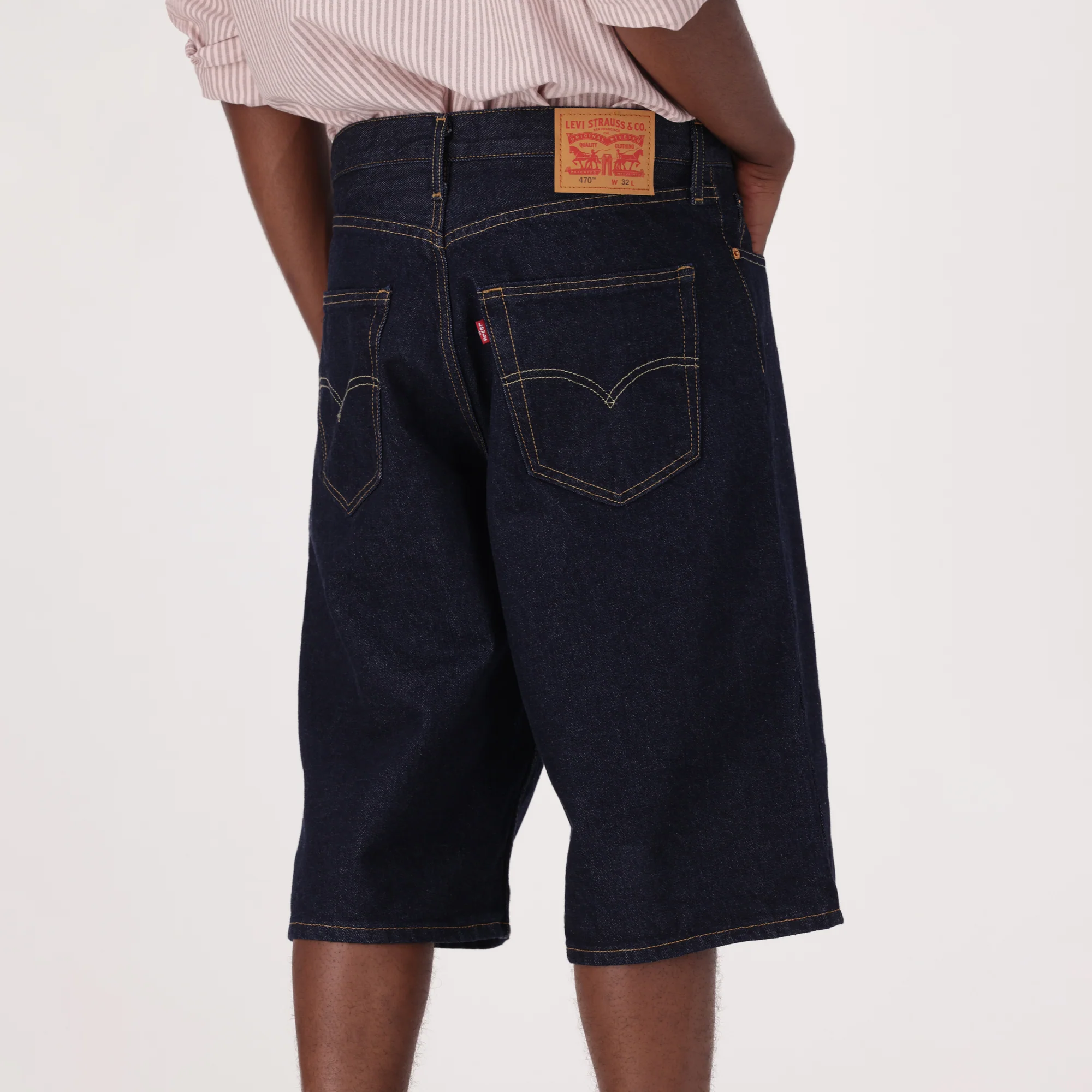 LEVI'S® MEN'S 470 BAGGY SHORTS - MULTI COLOUR - Image 5
