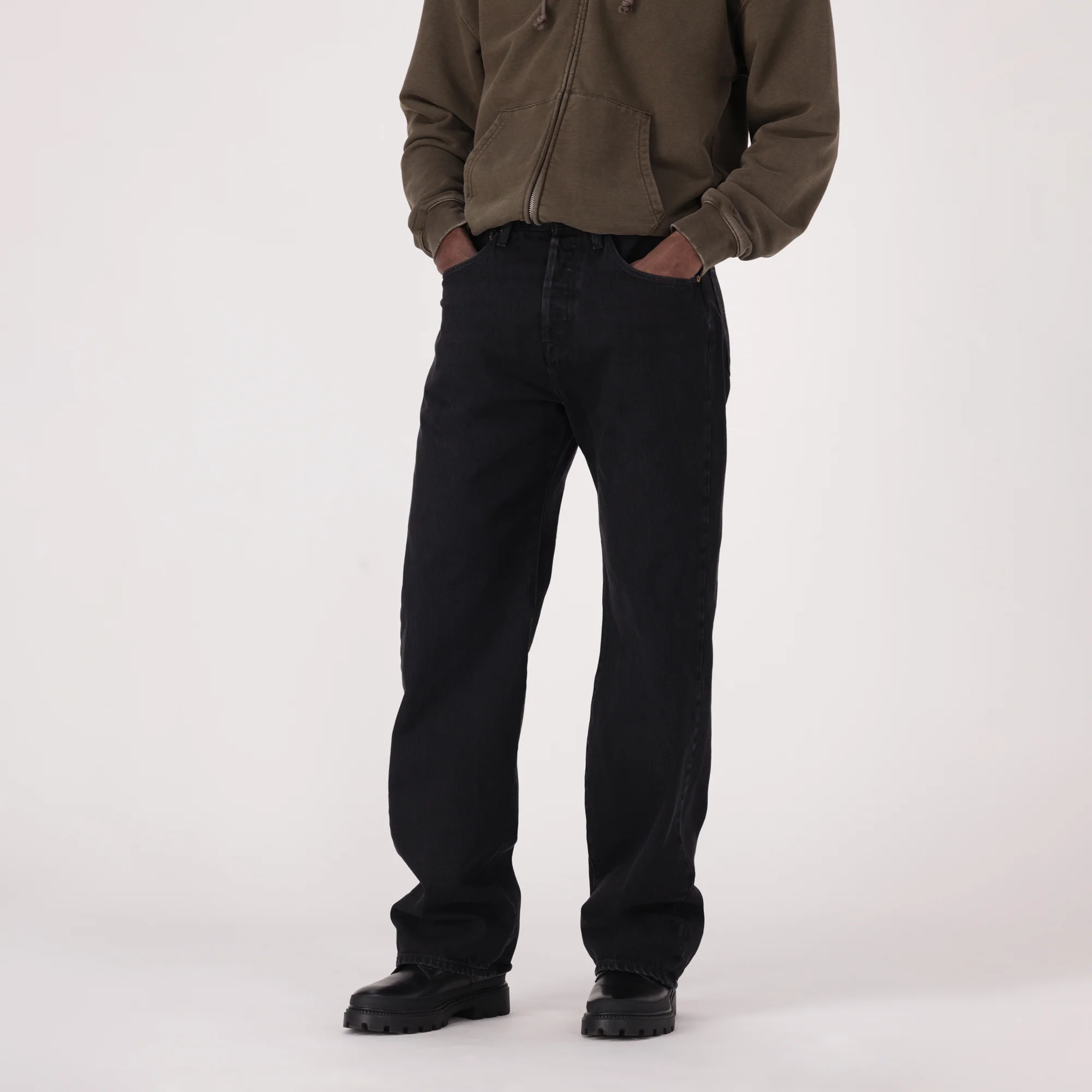 LEVI'S® MEN'S 501® LOOSE JEANS - BLACK - Image 2