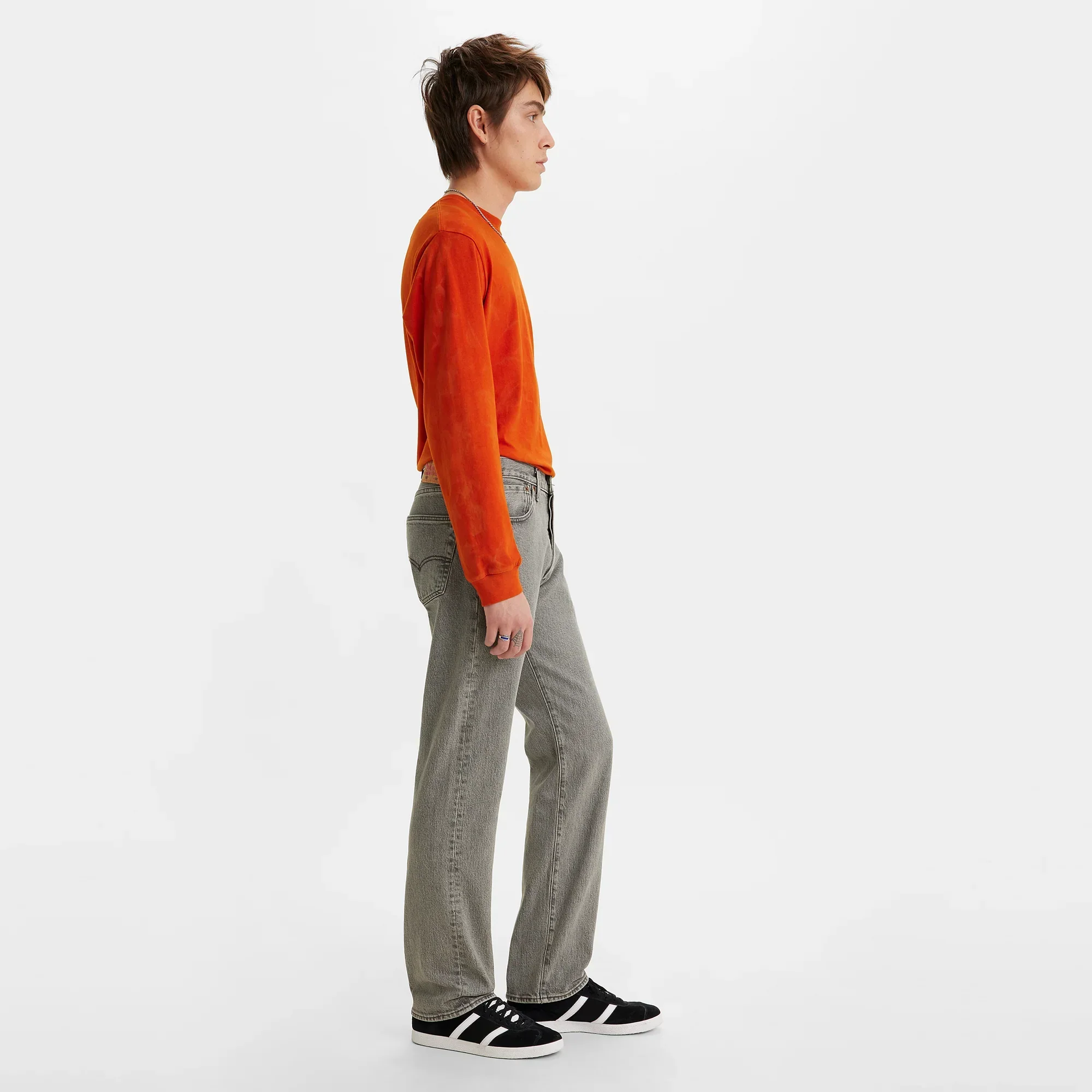 LEVI'S® MEN'S 501® ORIGINAL JEANS - GREY - Image 4