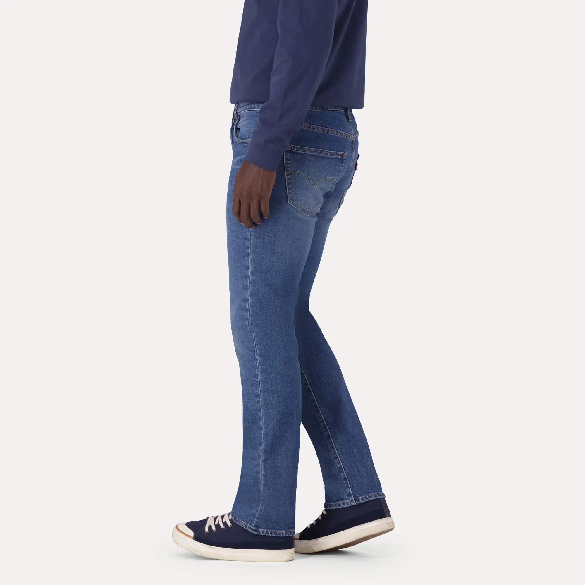 LEVI'S® MEN'S 501® ORIGINAL JEANS - MED INDIGO - FLAT FINISH - Image 3