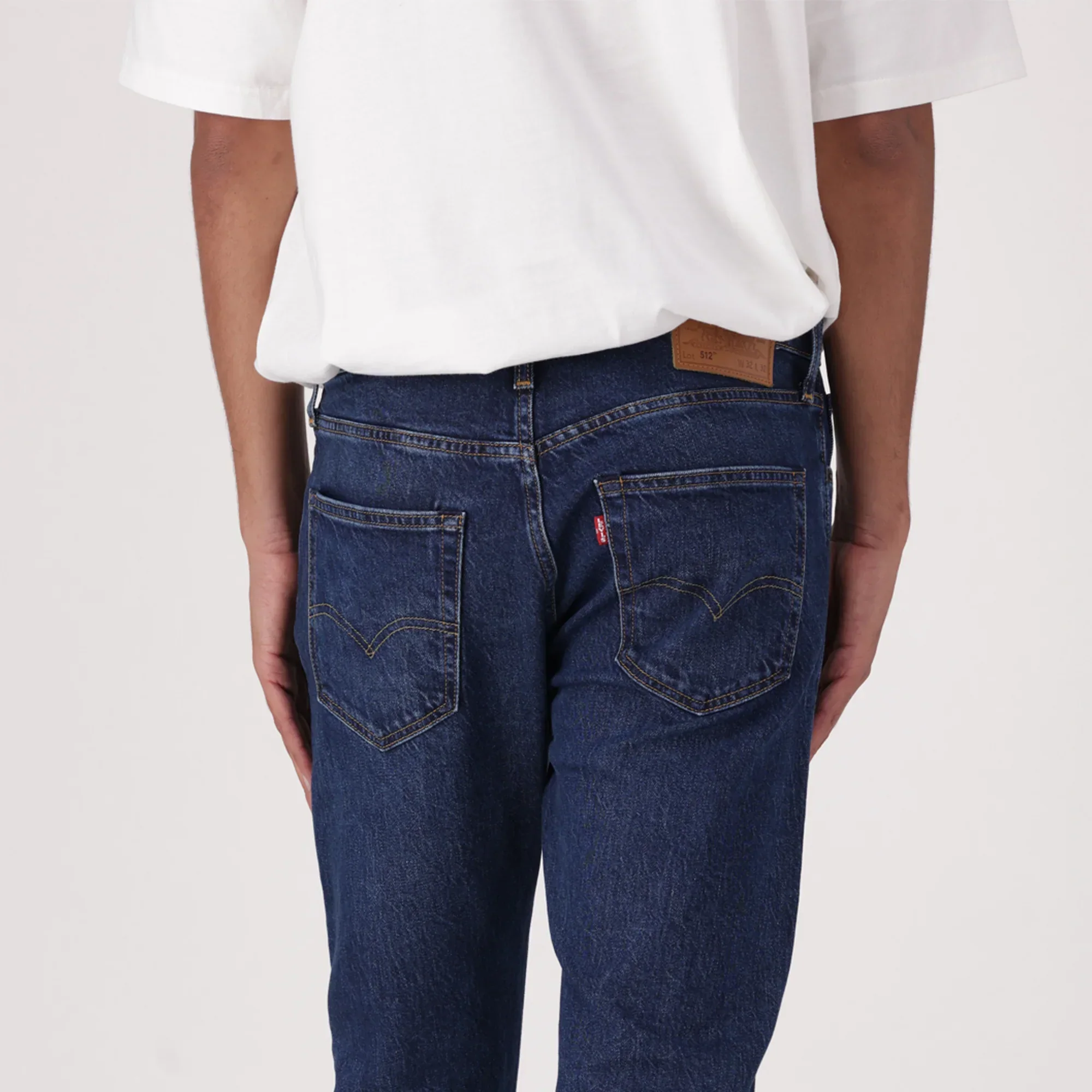 LEVI'S® MEN'S 512™ SLIM TAPER JEANS - DARK WASH - Image 4