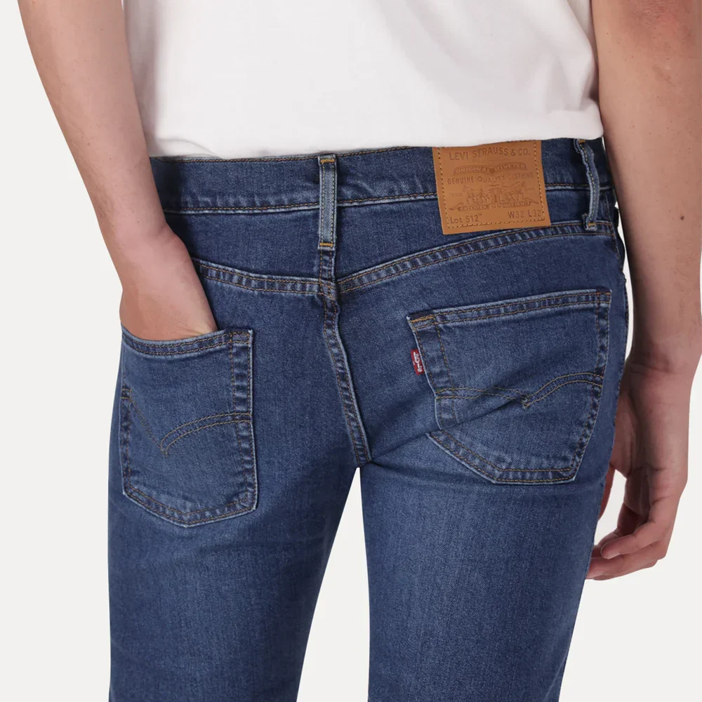 LEVI'S® MEN'S 512™ SLIM TAPER JEANS - DARK WASH - Image 9