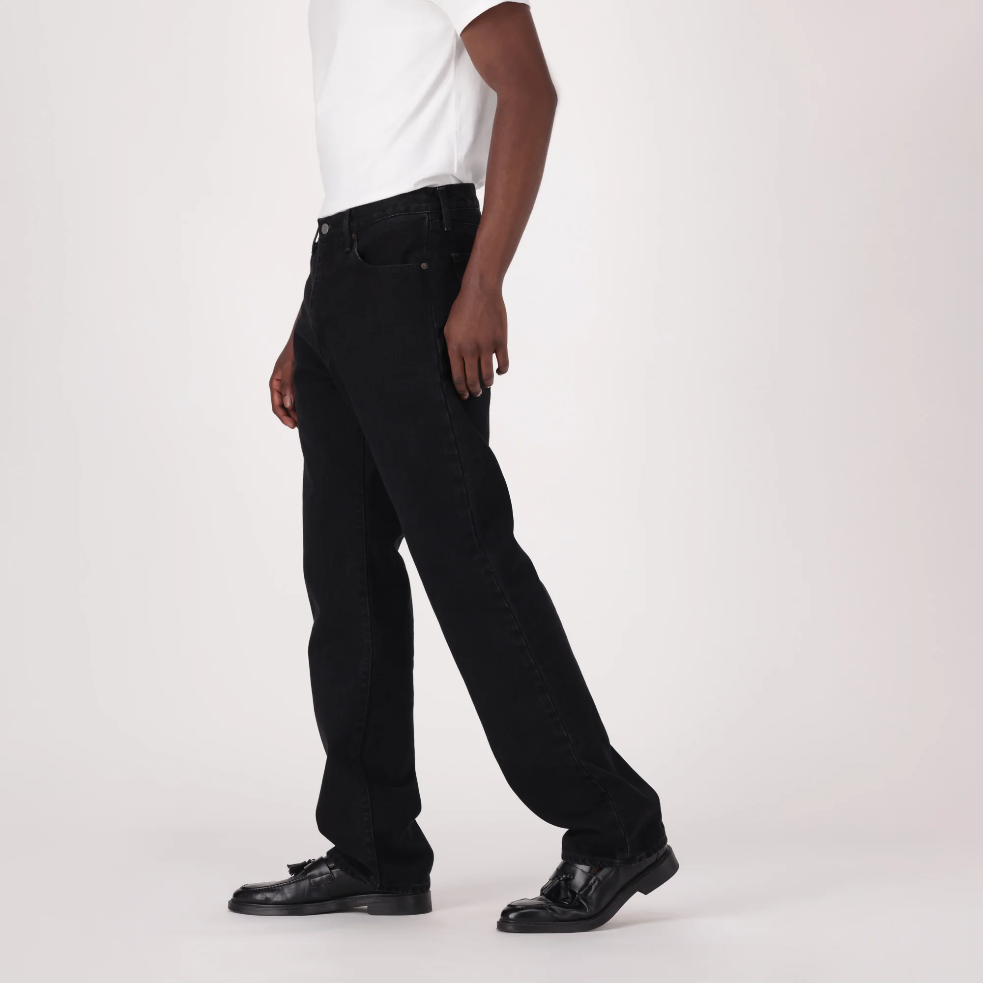 LEVI'S® MEN'S 555™ RELAXED STRAIGHT JEANS - BLACK - Image 4