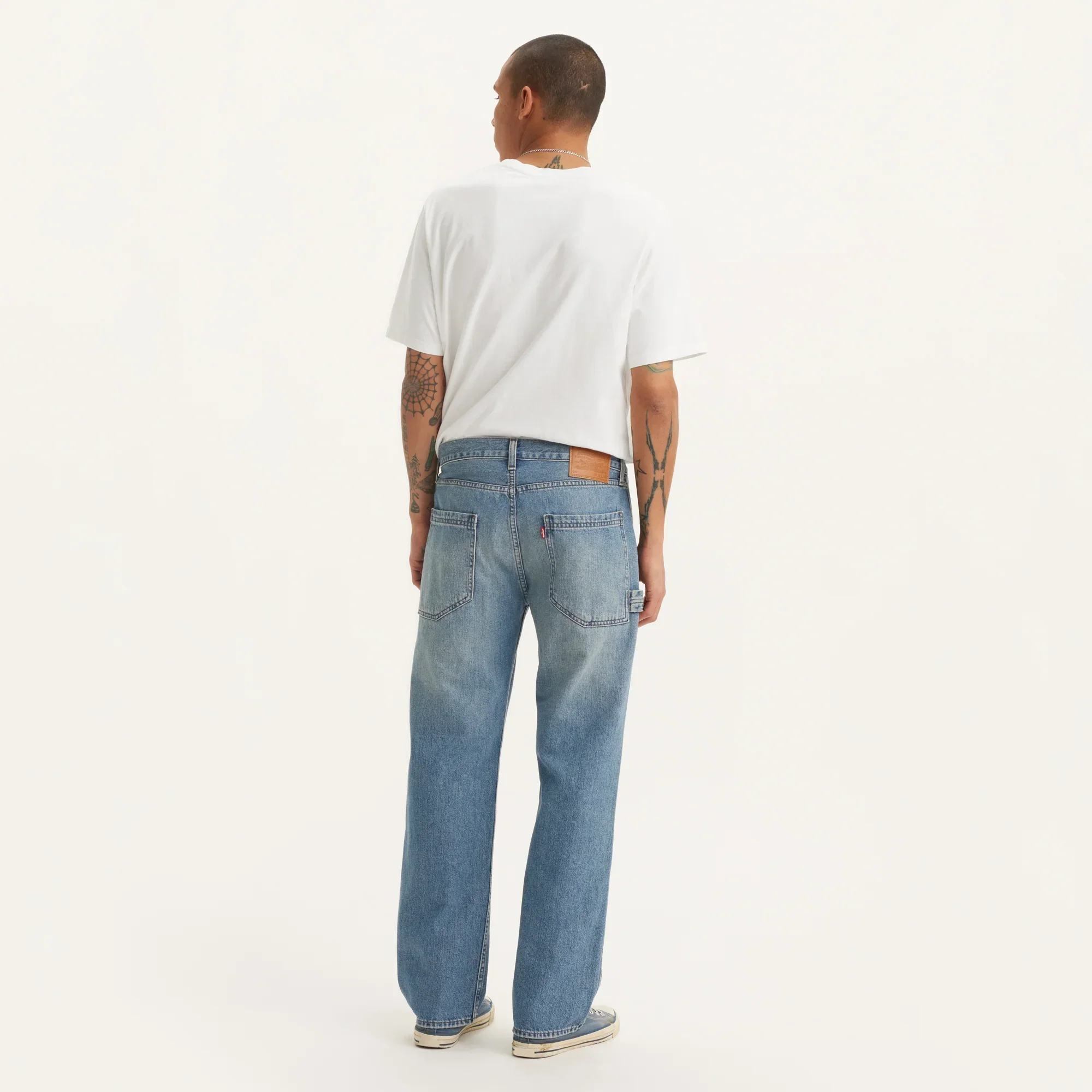 LEVI'S® MEN'S 555™ RELAXED STRAIGHT UTILITY JEANS - MEDIUM WASH - Image 6