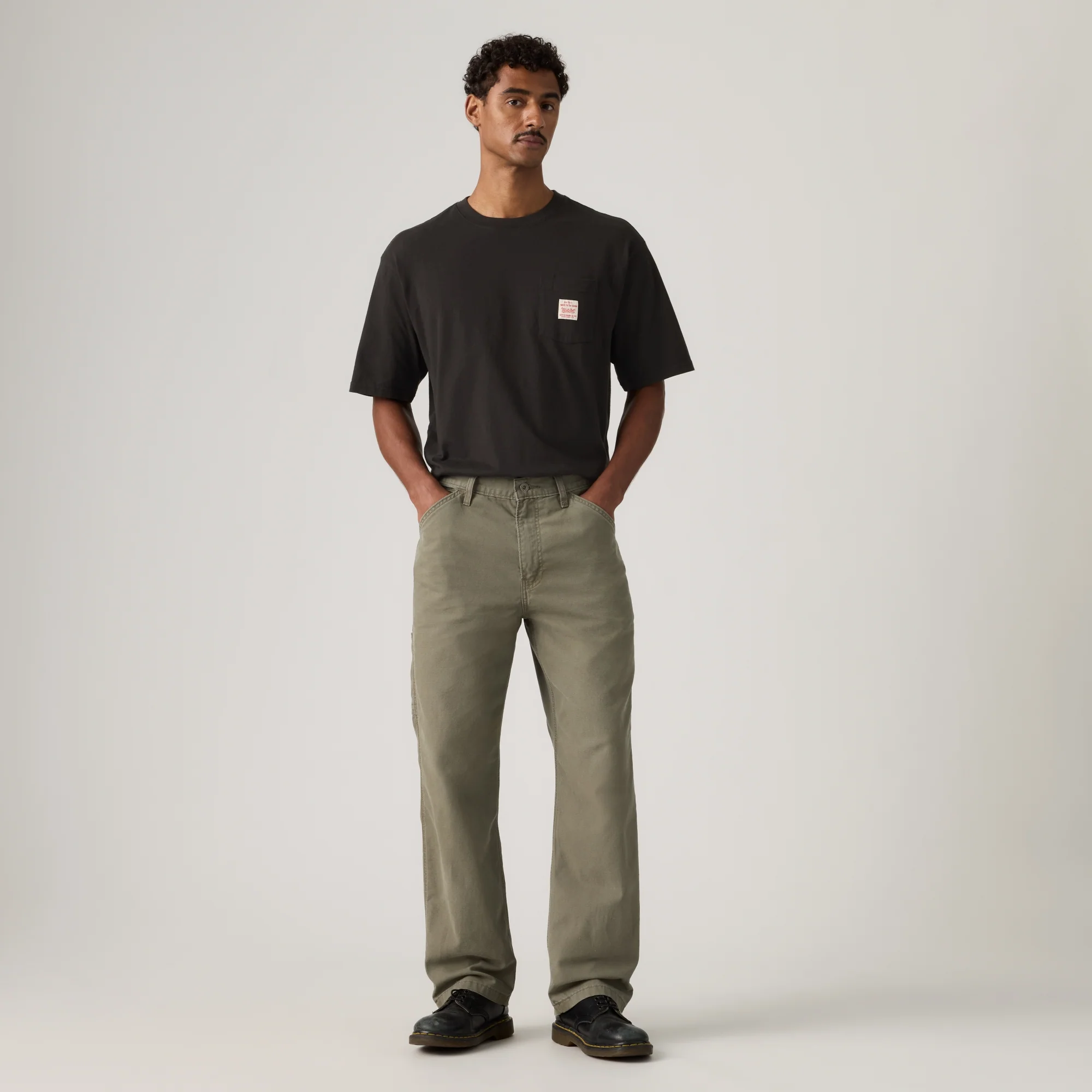LEVI'S® MEN'S 568™ LOOSE STRAIGHT CARPENTER - GREEN - Image 2