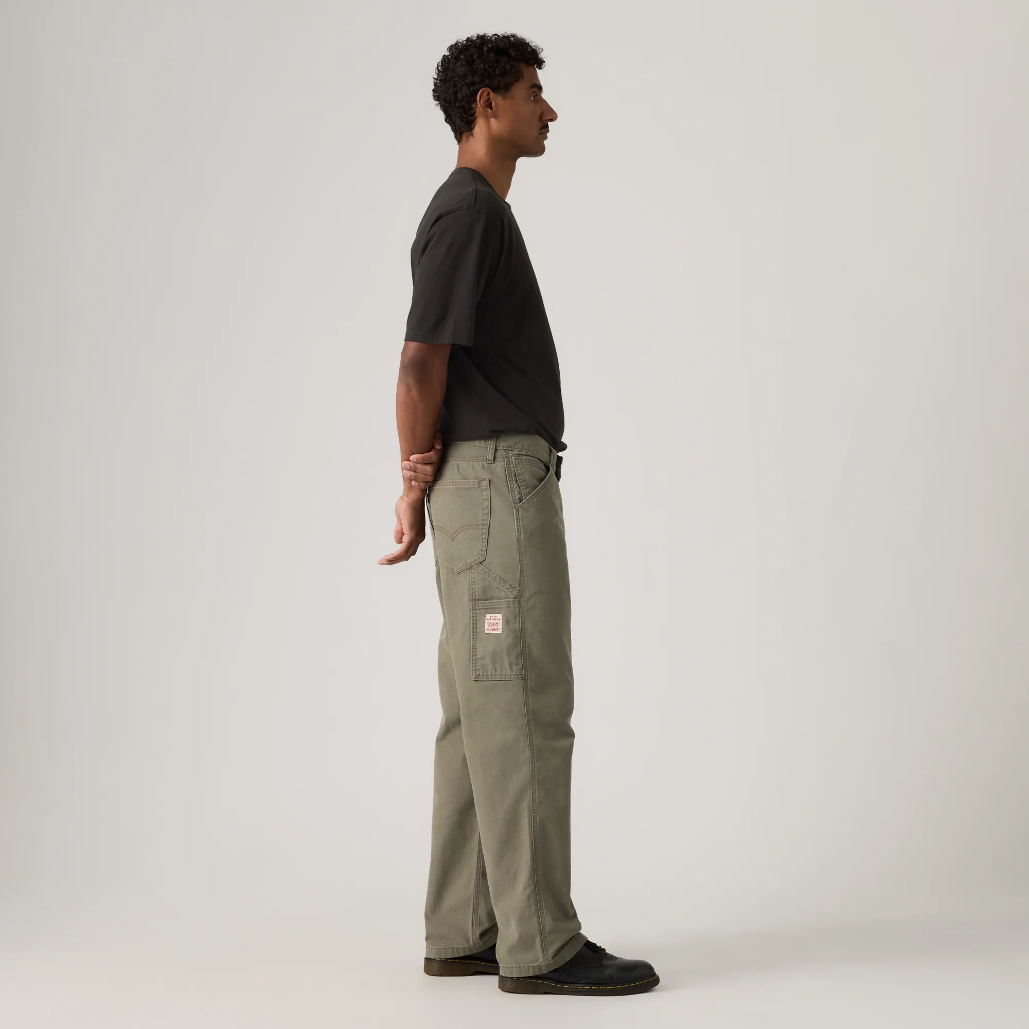 LEVI'S® MEN'S 568™ LOOSE STRAIGHT CARPENTER - GREEN - Image 4