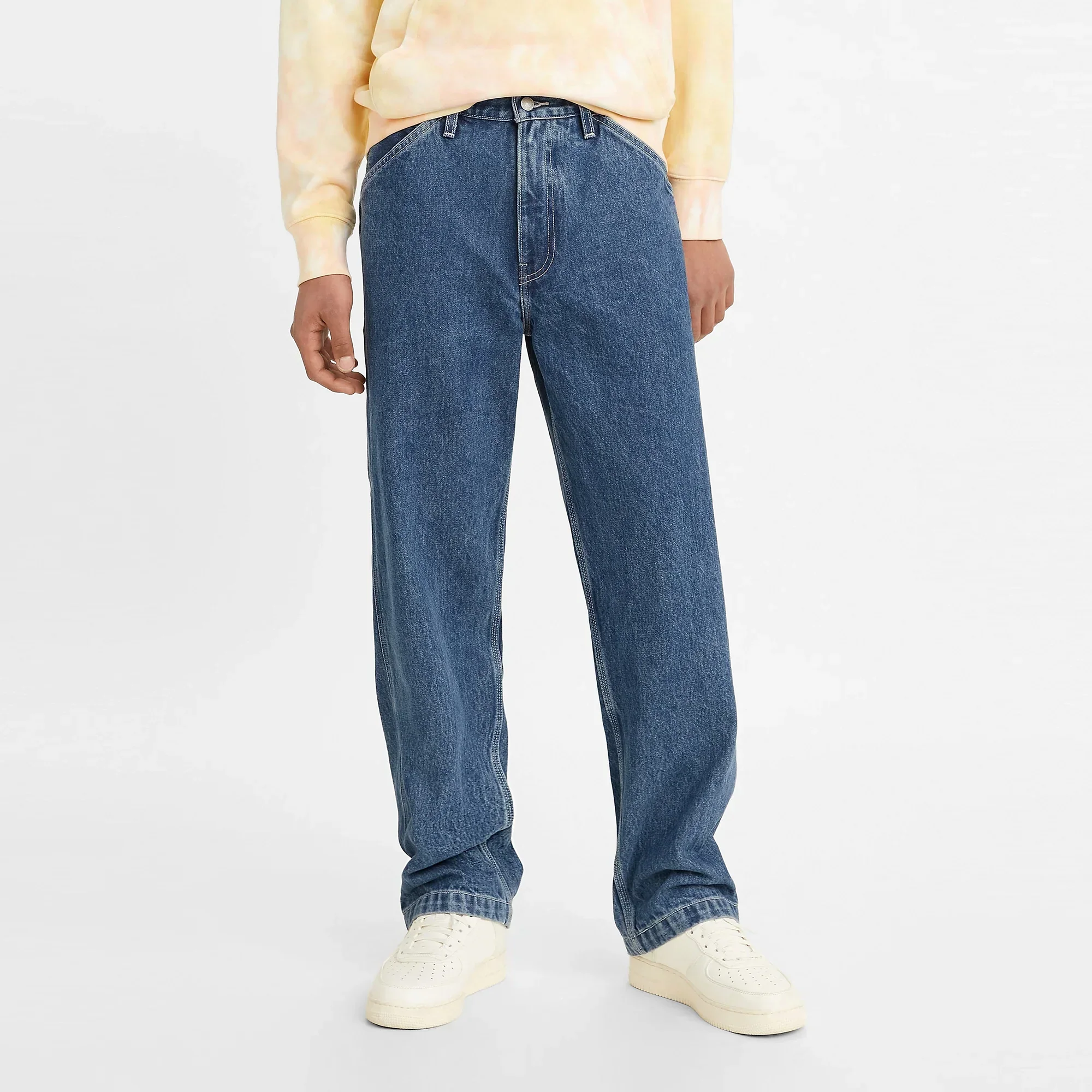 LEVI'S® MEN'S 568™ LOOSE STRAIGHT CARPENTER - MEDIUM WASH - Image 4