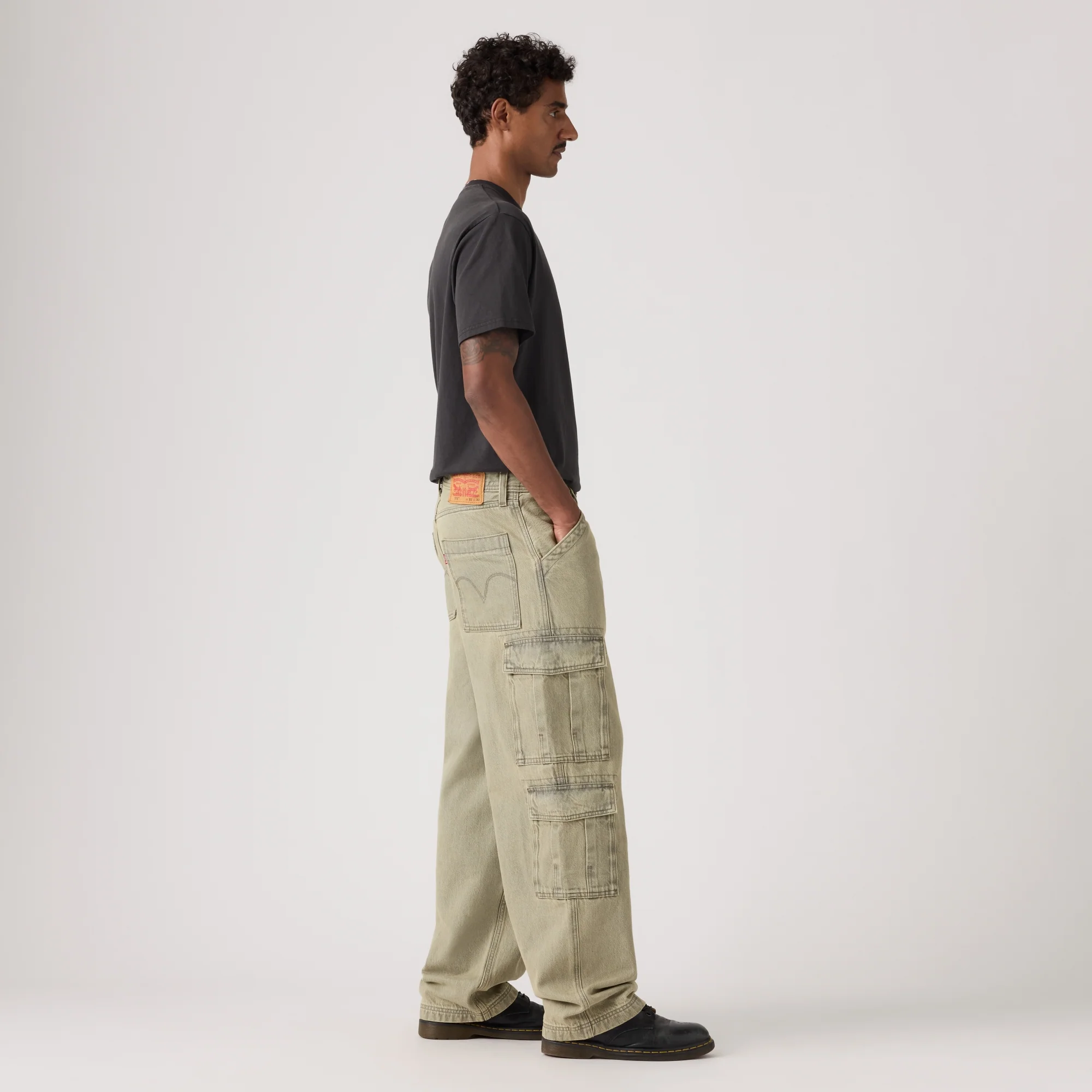 LEVI'S® MEN'S 578™ BAGGY CARGOS - GREEN - Image 4