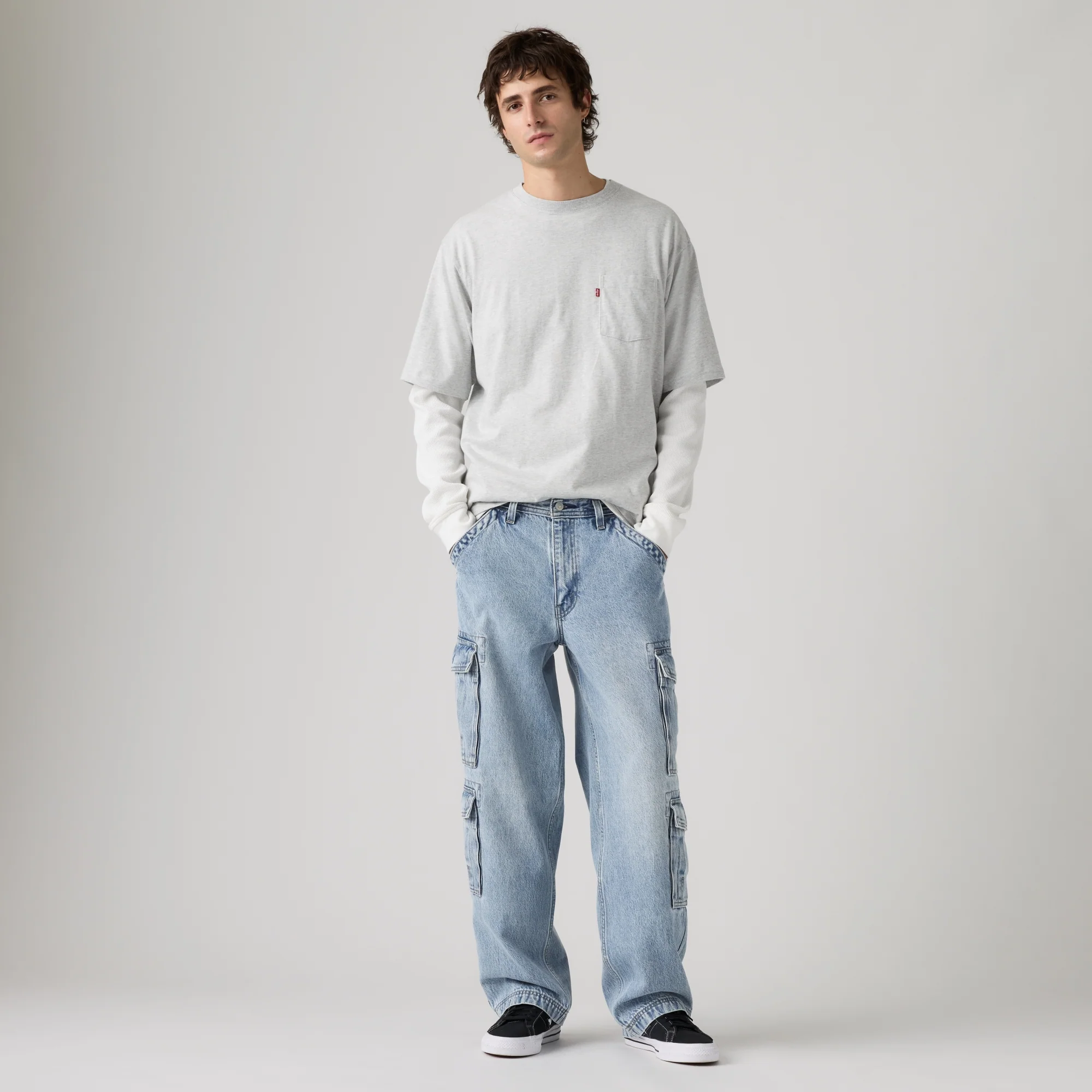 LEVI'S® MEN'S 578™ BAGGY CARGOS - LIGHT WASH - Image 2
