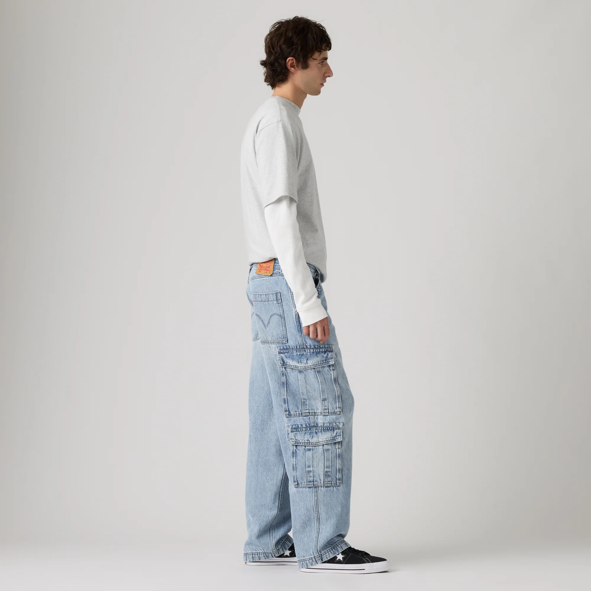 LEVI'S® MEN'S 578™ BAGGY CARGOS - LIGHT WASH - Image 4