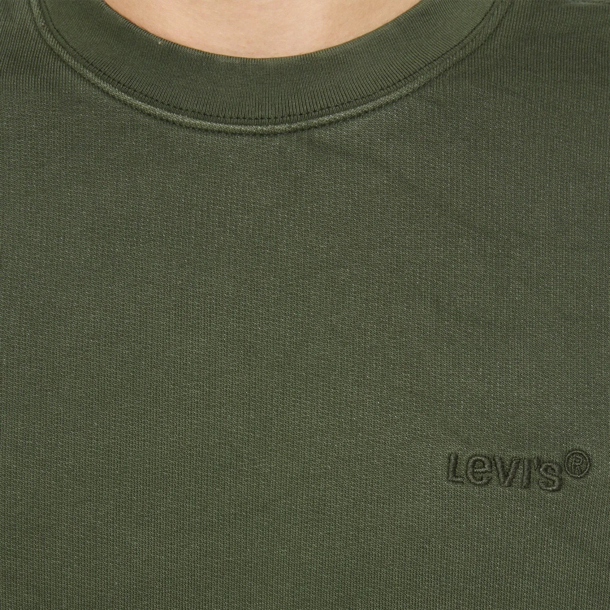 LEVI'S® MEN'S AUTHENTIC CREWNECK SWEATSHIRT - GREEN - Image 4