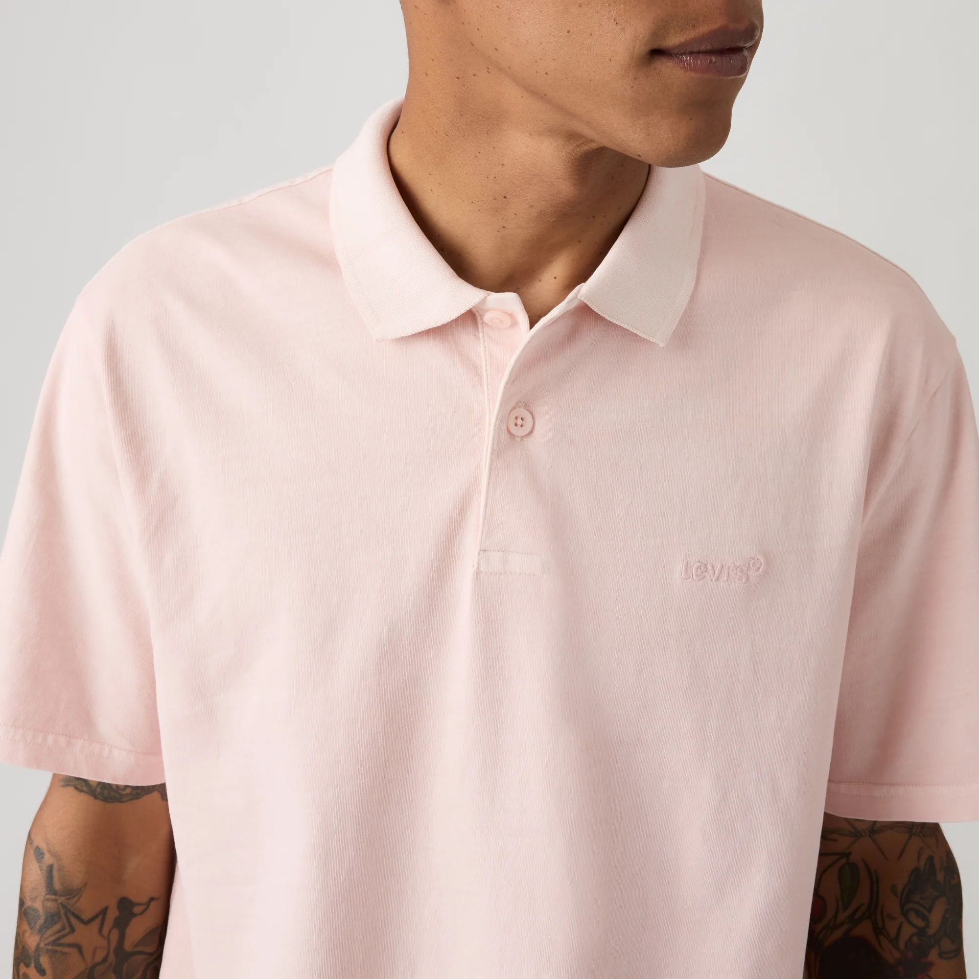 LEVI'S® MEN'S AUTHENTIC POLO - PINK - Image 4