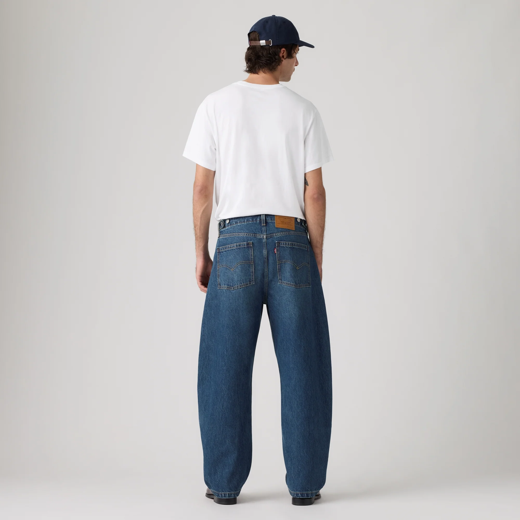 LEVI'S® MEN'S BAGGY BARREL JEANS - DARK WASH - Image 3