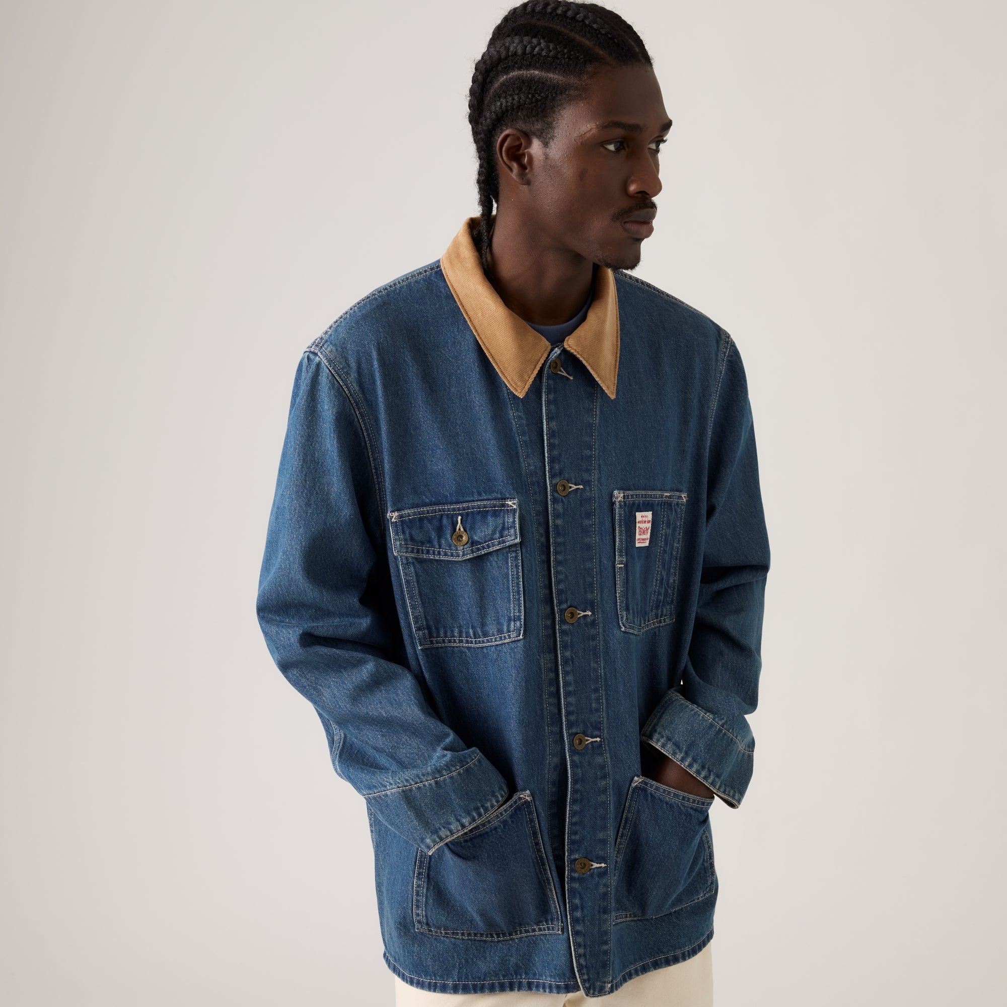 LEVI'S® MEN'S BERKLEY CHORE COAT - MULTI COLOUR - Image 3