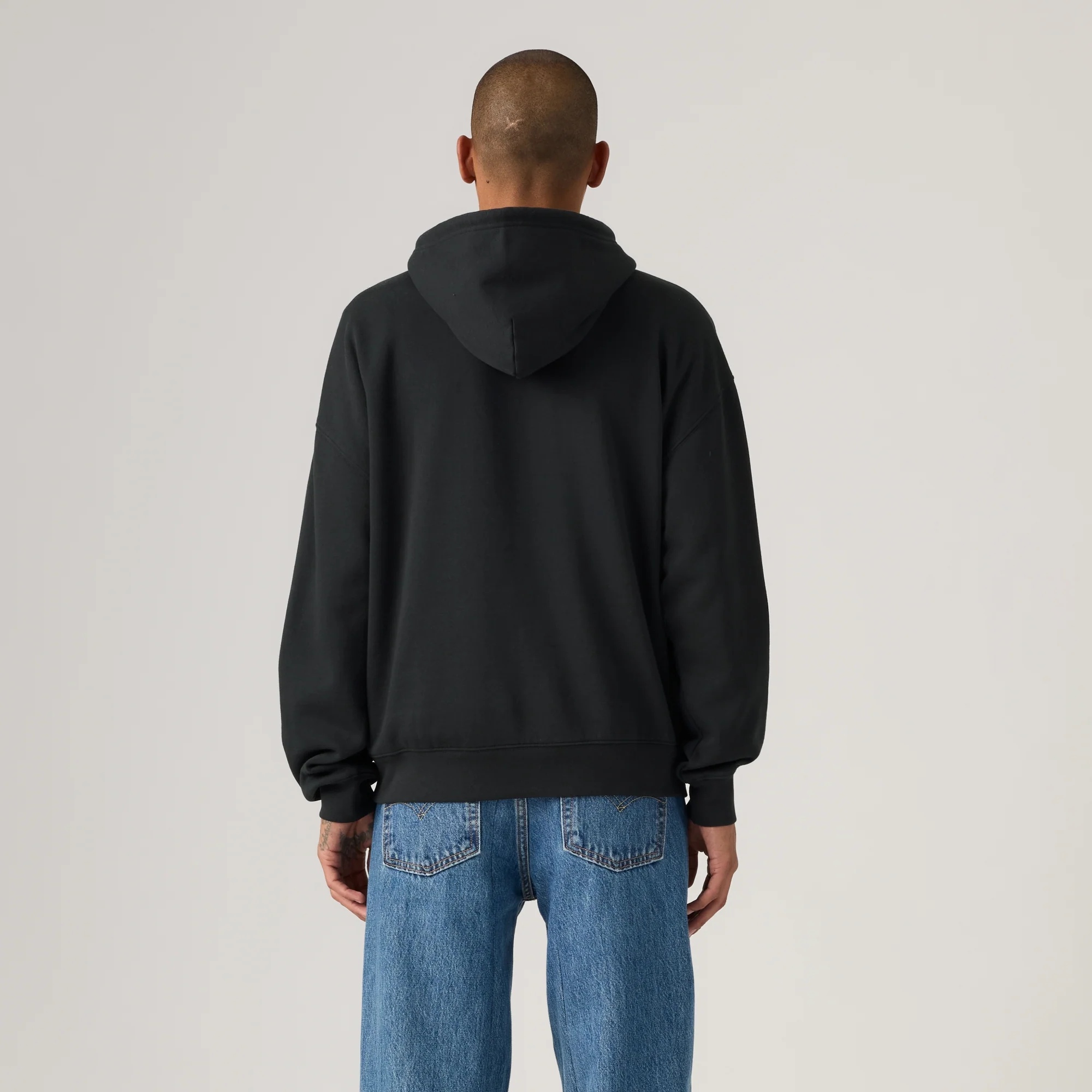 LEVI'S® MEN'S BOXY GRAPHIC CREW HOODIE - RED - Image 3
