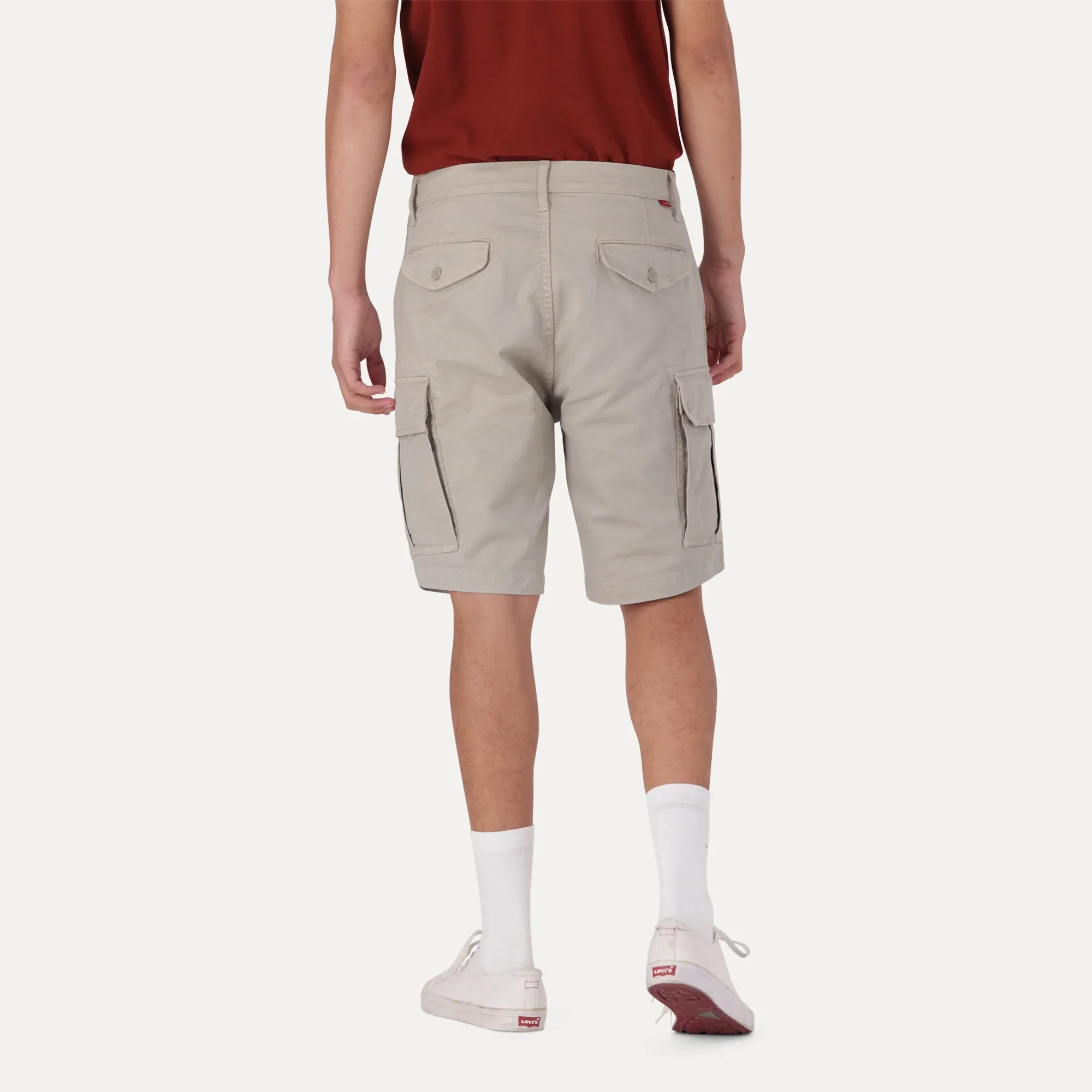 LEVI'S® MEN'S CARRIER CARGO SHORTS - GREY - Image 3