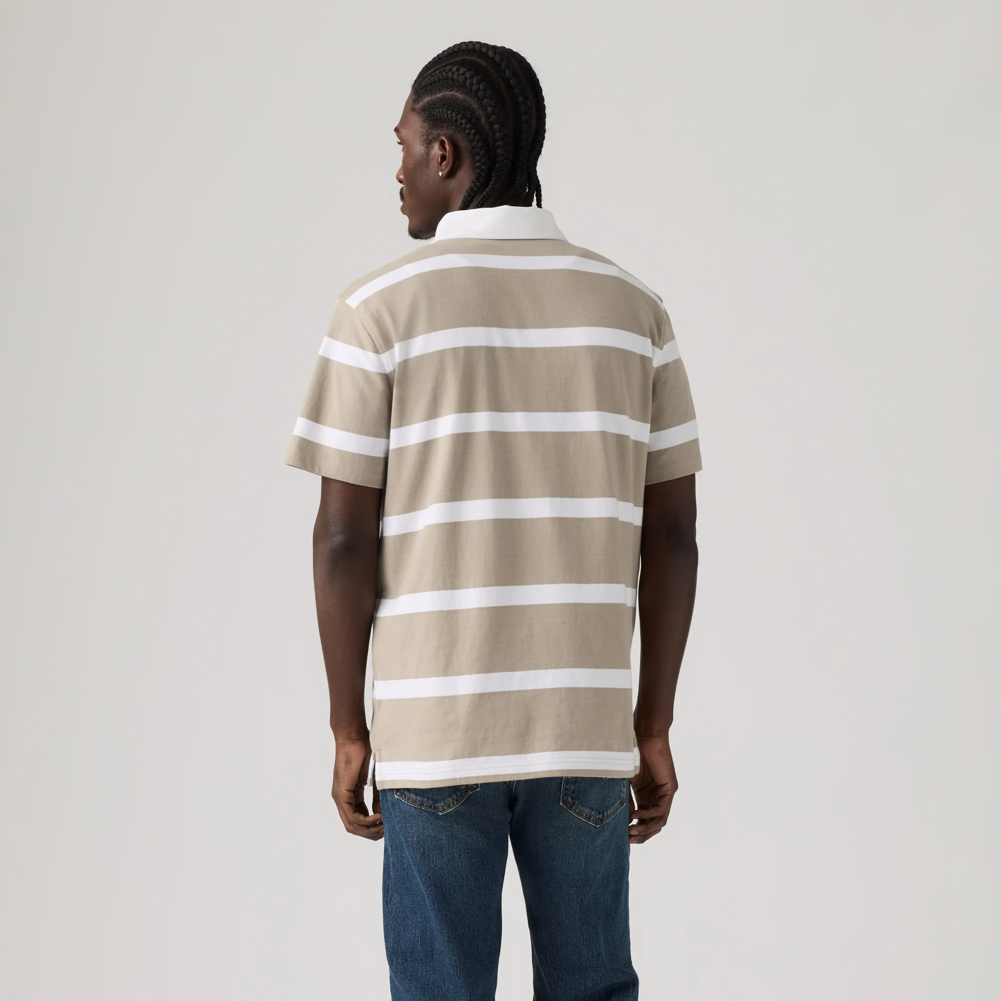 LEVI'S® MEN'S CLASSIC SHORT-SLEEVE RUGBY SHIRT - MULTI COLOUR - Image 3