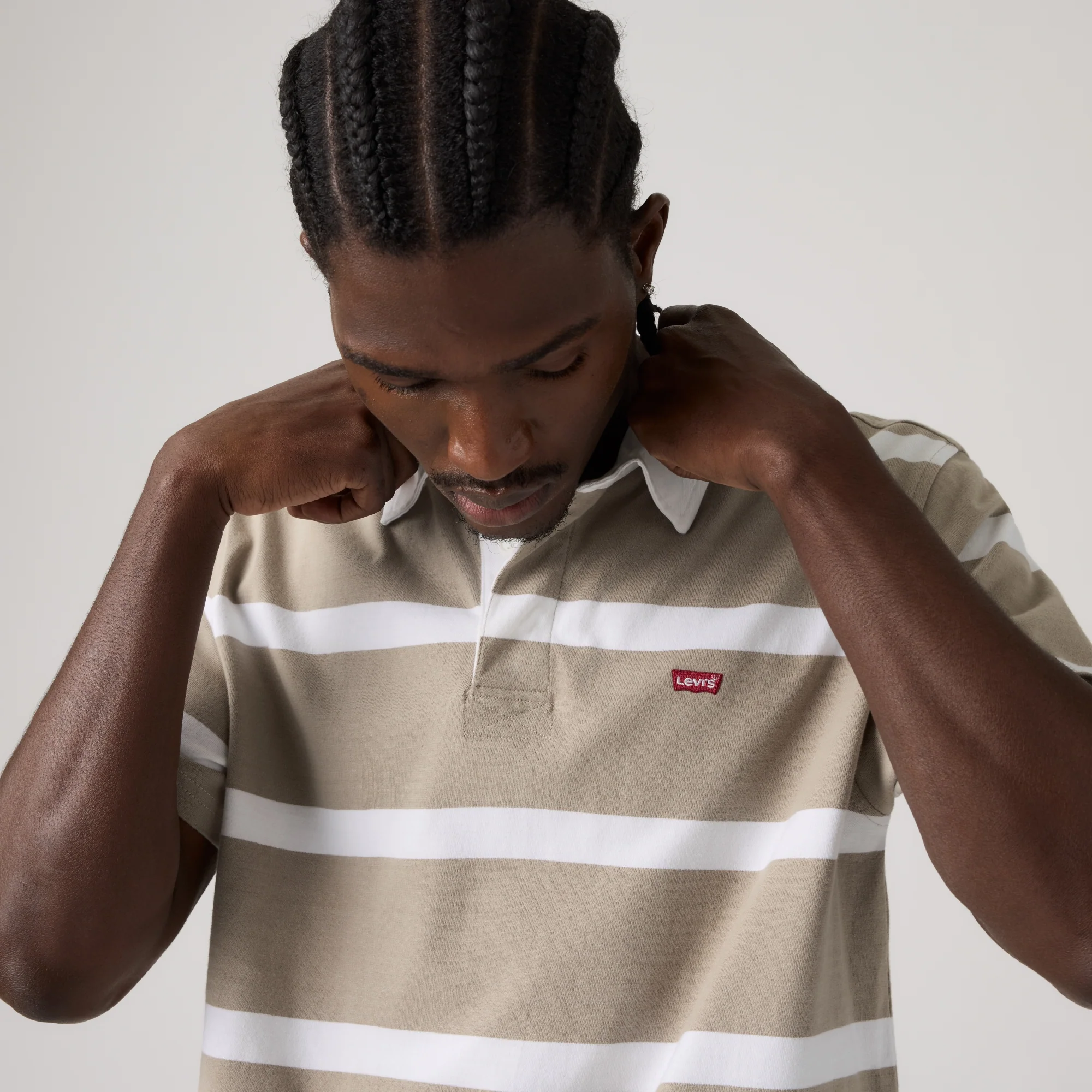 LEVI'S® MEN'S CLASSIC SHORT-SLEEVE RUGBY SHIRT - MULTI COLOUR - Image 4
