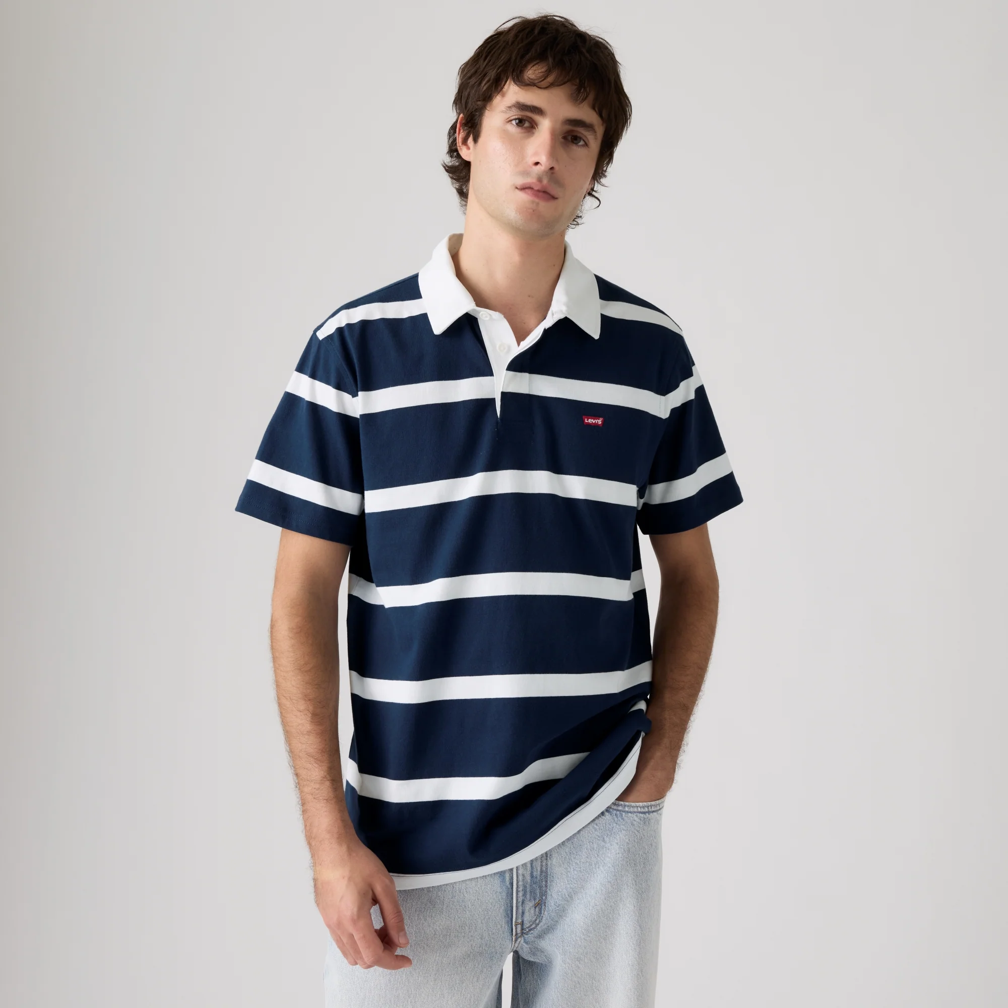 LEVI'S® MEN'S CLASSIC SHORT-SLEEVE RUGBY SHIRT - MULTI COLOUR