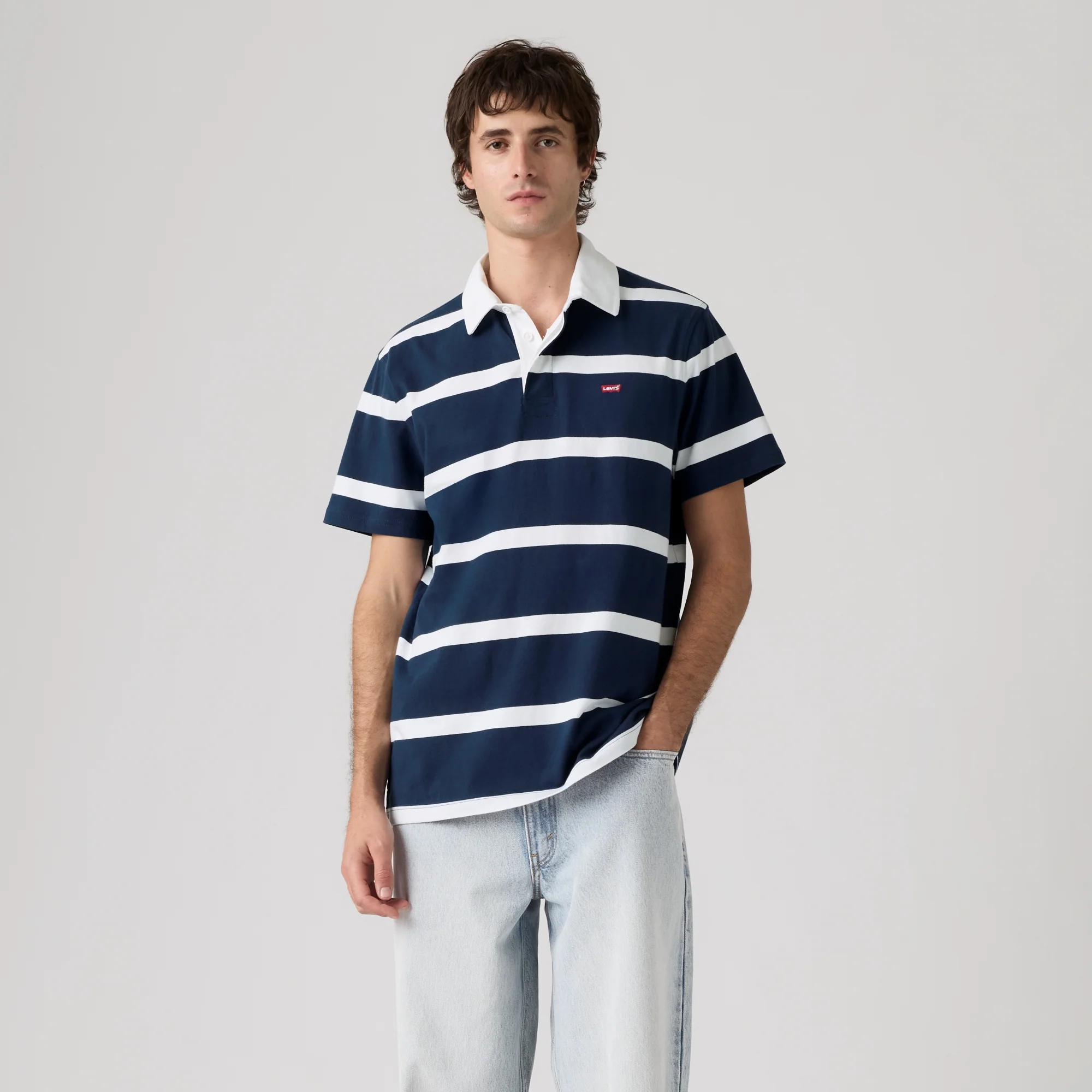 LEVI'S® MEN'S CLASSIC SHORT-SLEEVE RUGBY SHIRT - MULTI COLOUR - Image 2