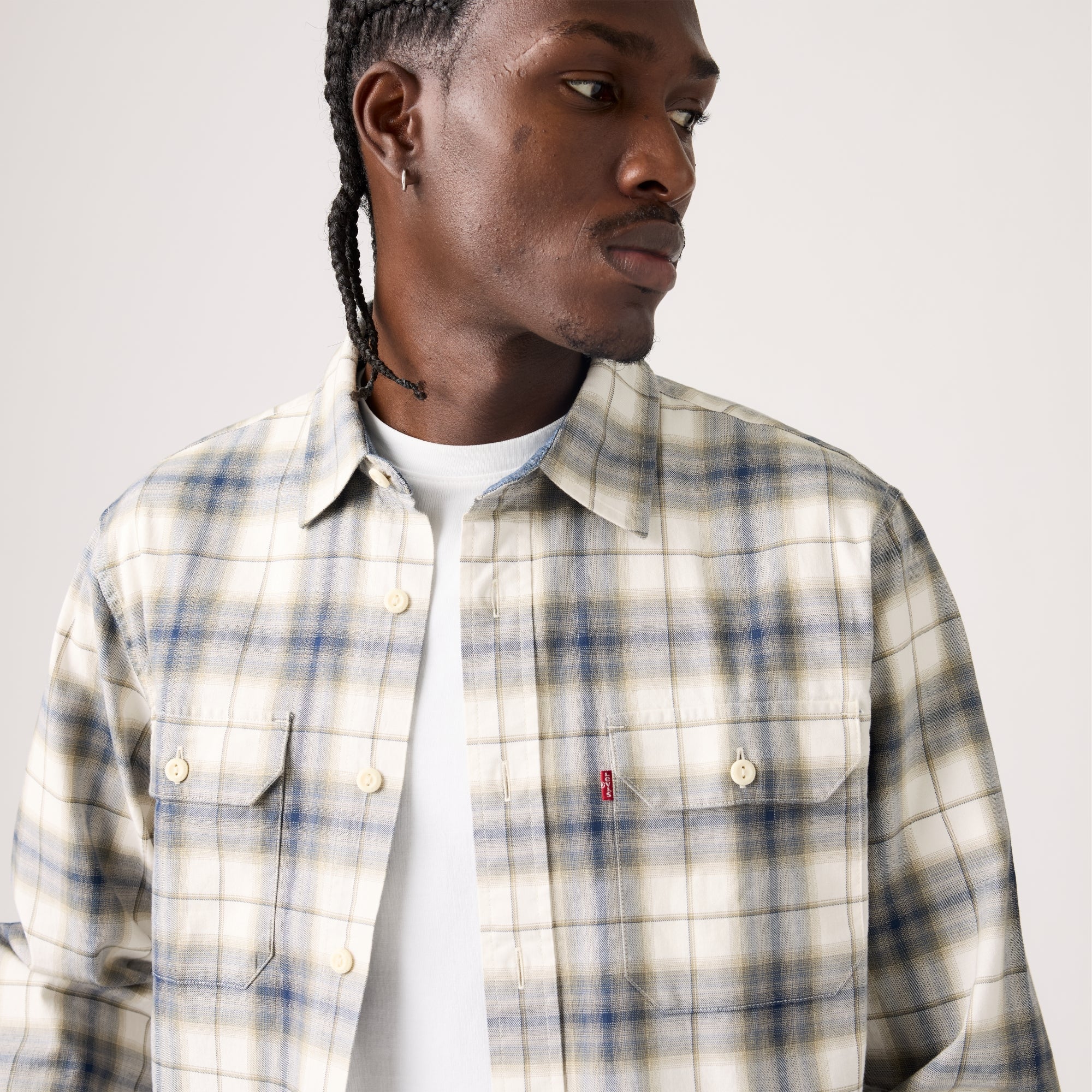 LEVI'S® MEN'S CLASSIC WORKER OVERSHIRT - MULTI COLOUR - Image 4