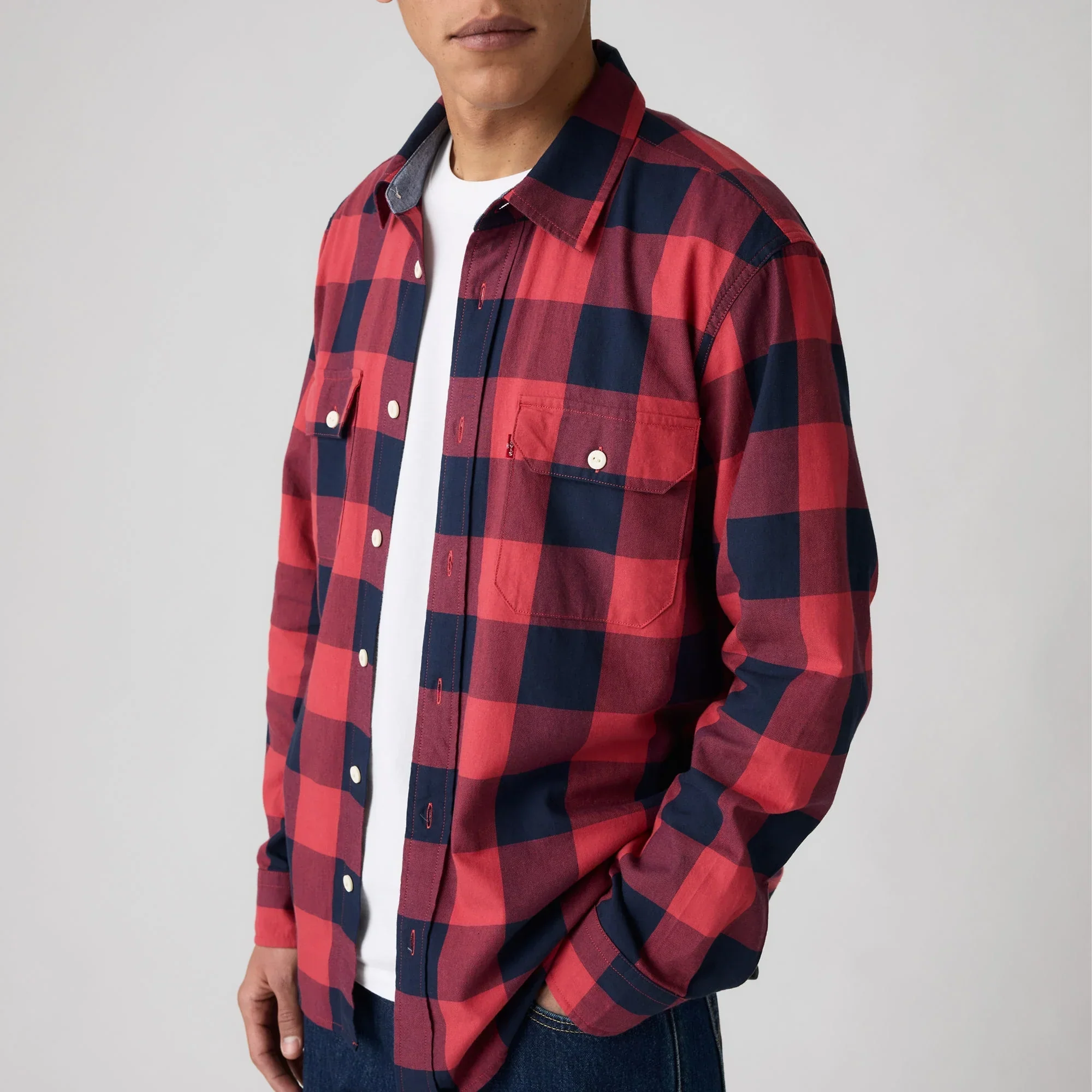 LEVI'S® MEN'S CLASSIC WORKER OVERSHIRT - MULTI COLOUR - Image 4