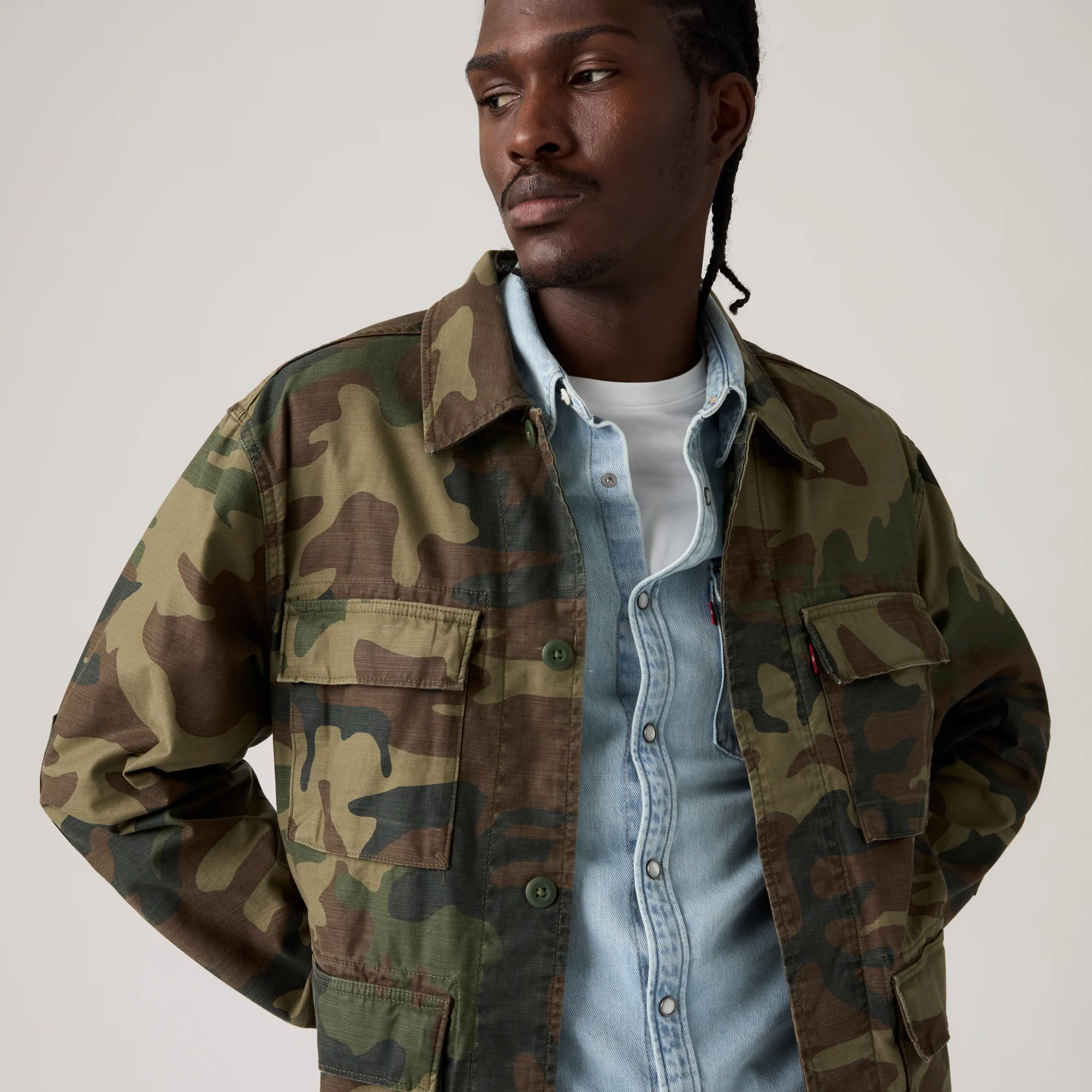 LEVI'S® MEN'S FRISKO JACKET - BLACK - Image 4