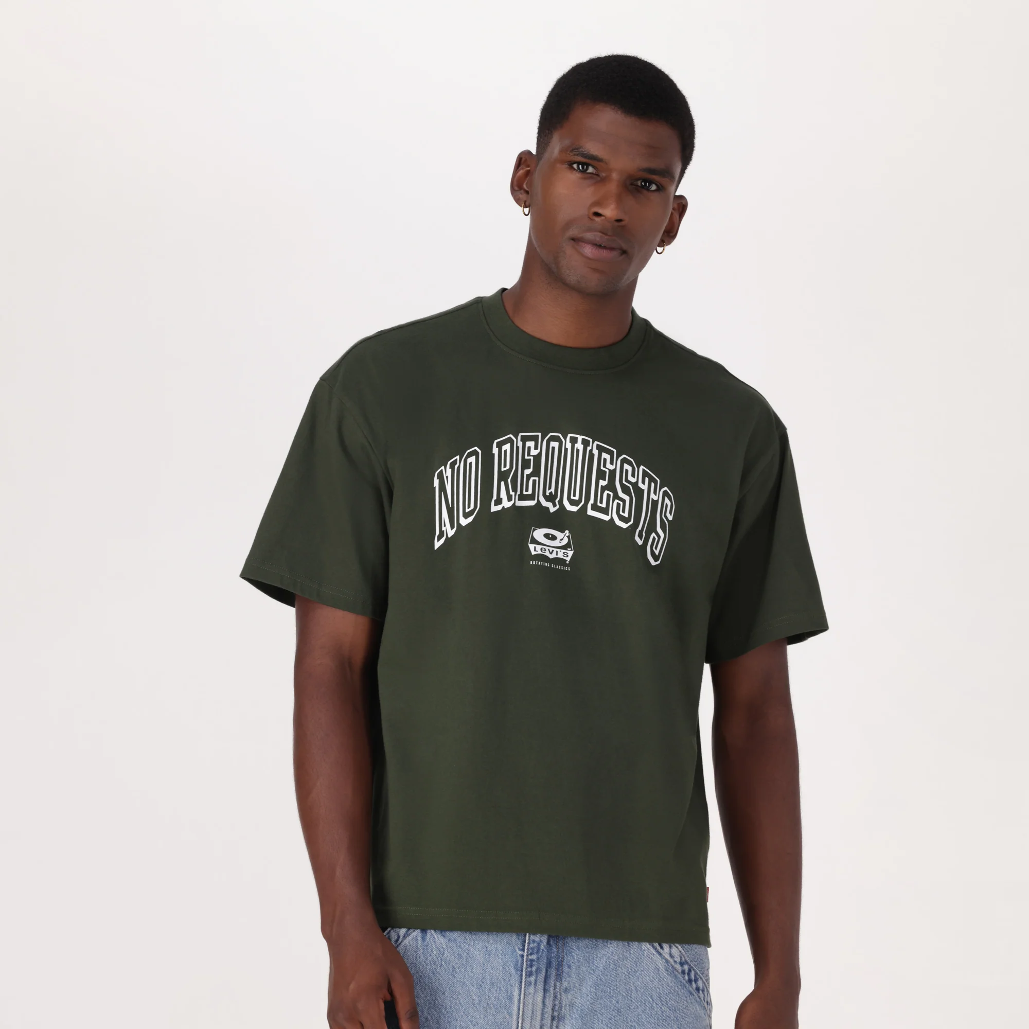 LEVI'S® MEN'S GRAPHIC BOXY TEE - GREEN - Image 2