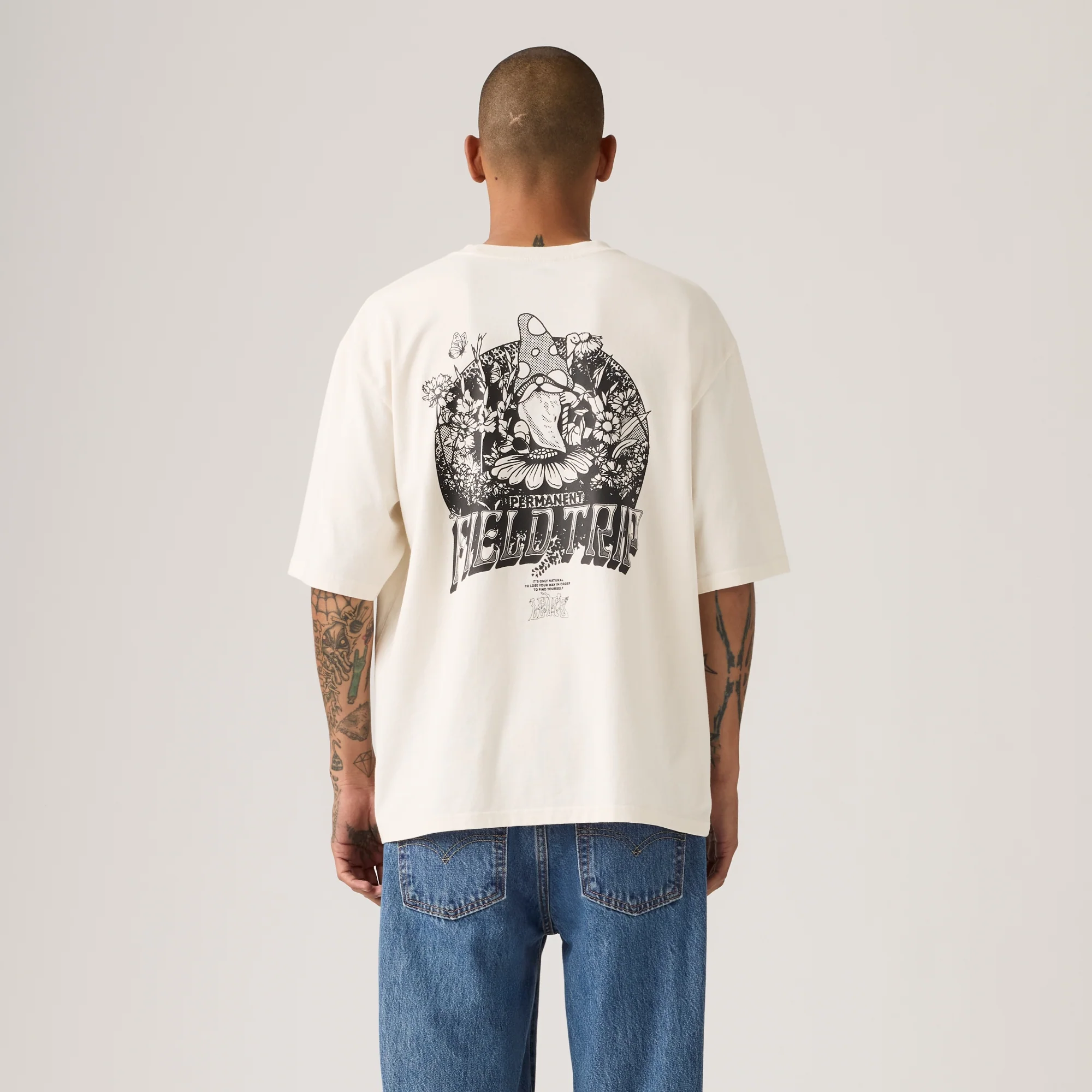 LEVI'S® MEN'S HALF-SLEEVE T-SHIRT - TAN - Image 2