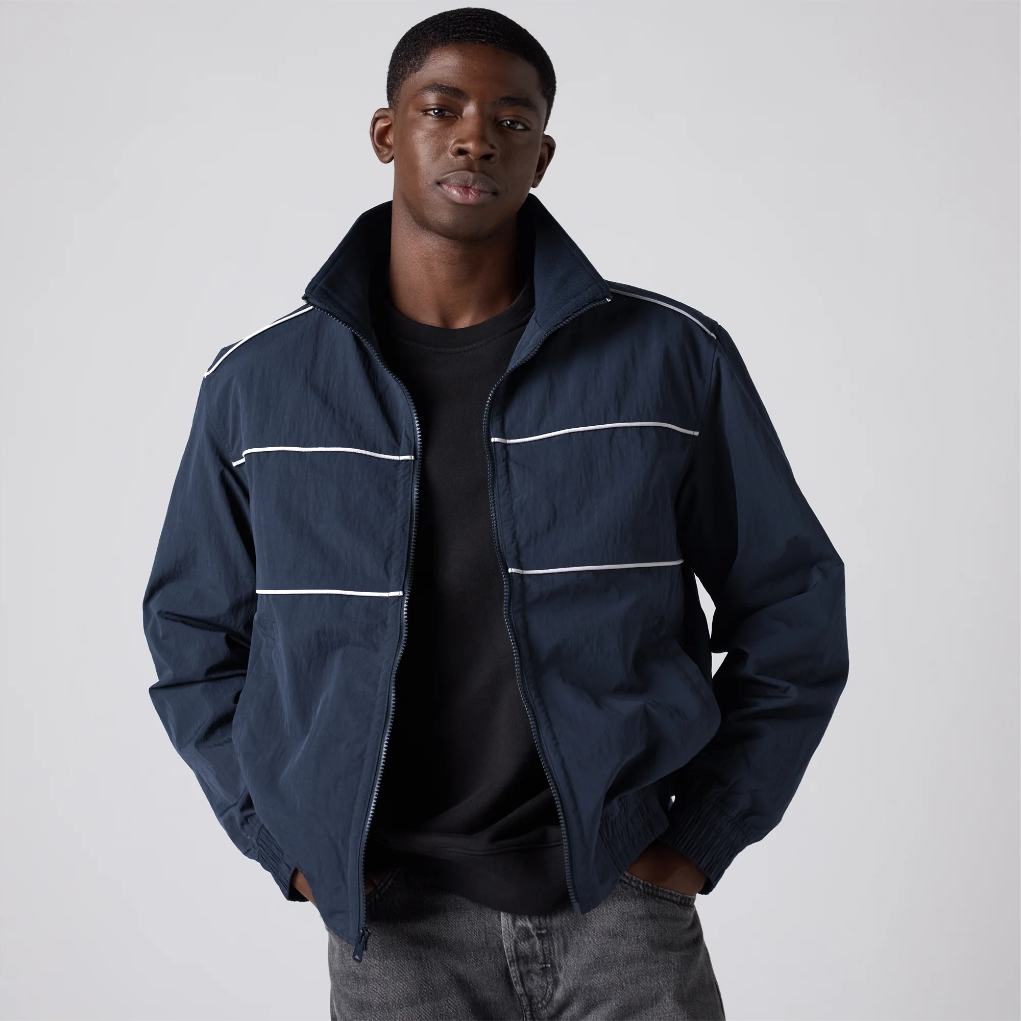 LEVI'S® MEN'S HEIGHTS PIPPING JACKET - BLUE