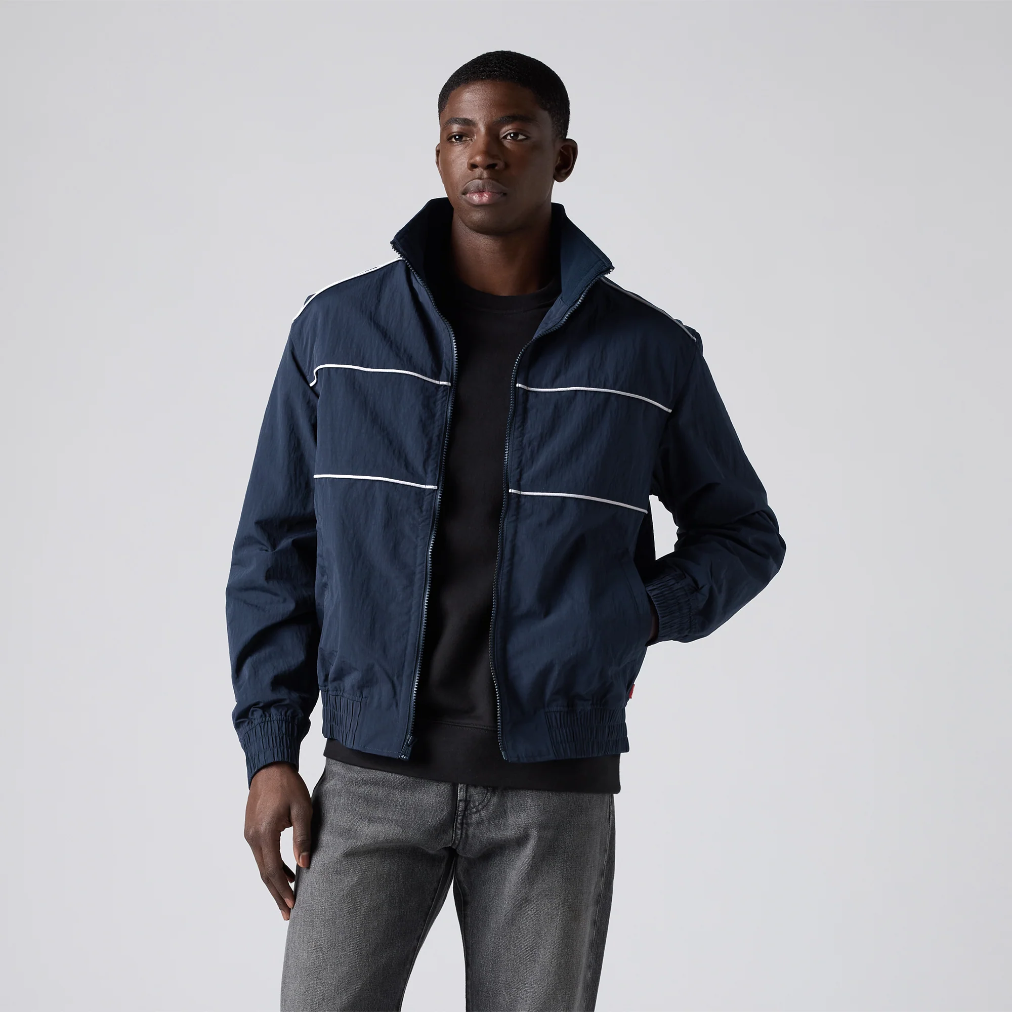 LEVI'S® MEN'S HEIGHTS PIPPING JACKET - BLUE - Image 2
