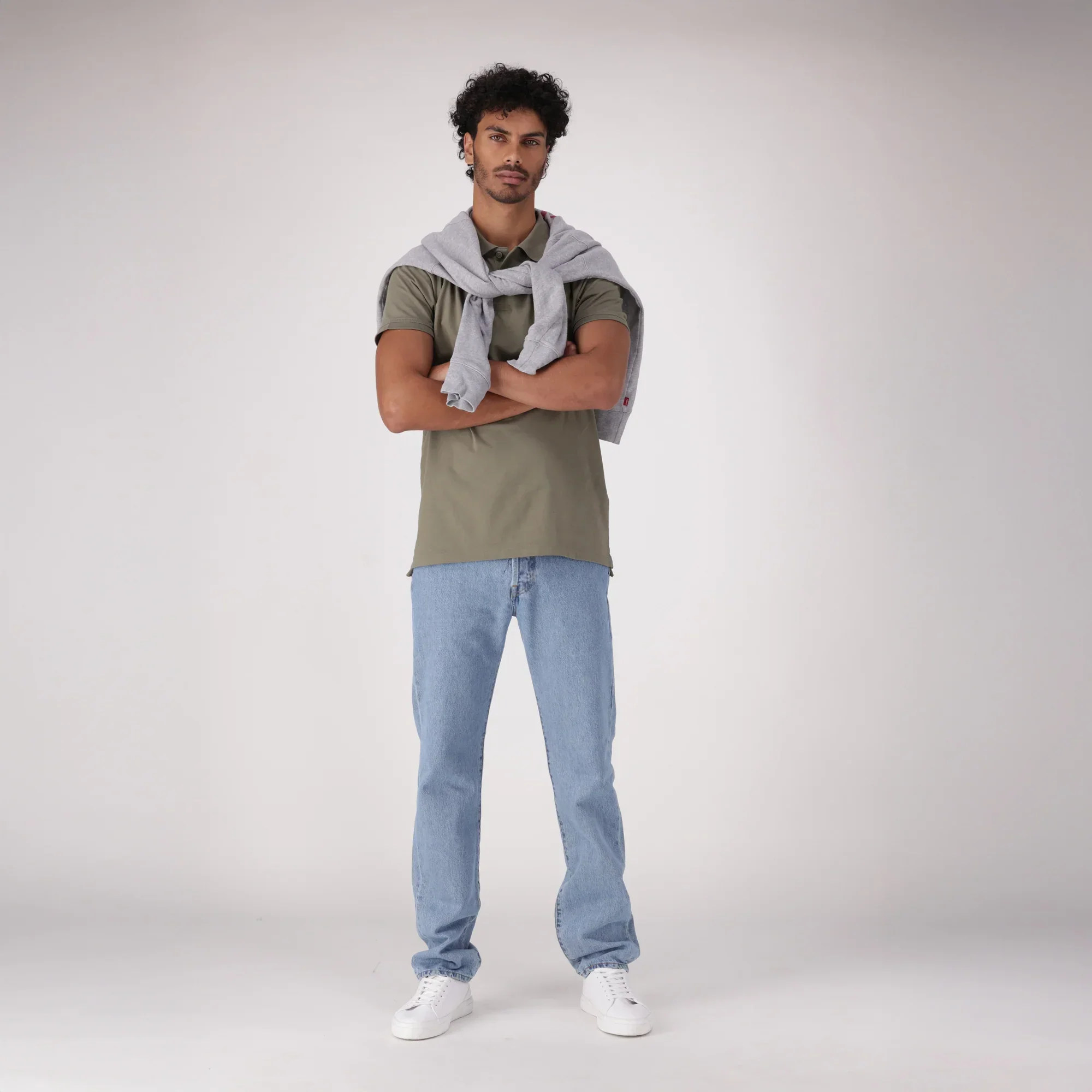 LEVI'S® MEN'S HOUSEMARK POLO SHIRT - GREEN