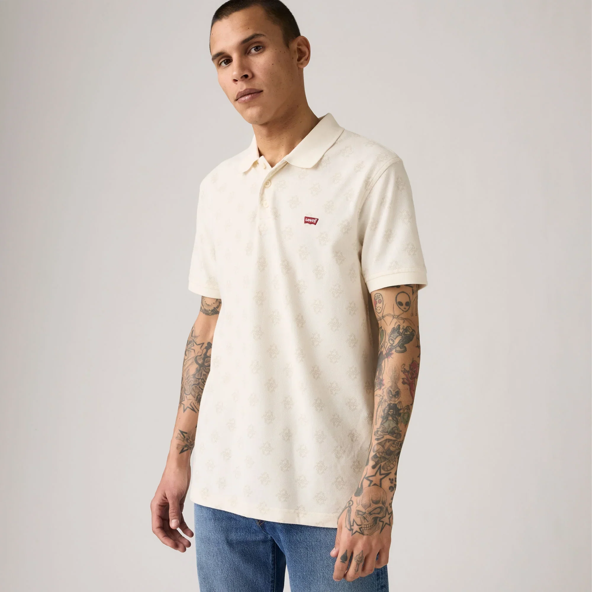 LEVI'S® MEN'S HOUSEMARK POLO SHIRT - MULTI COLOUR - Image 3