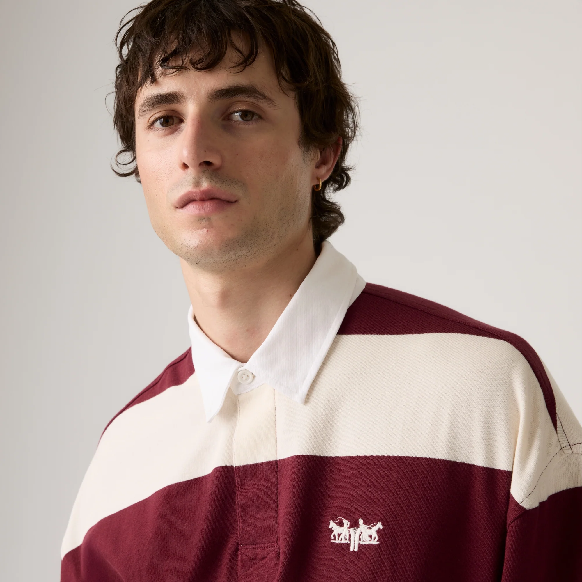 LEVI'S® MEN'S HUDSON BOXY RUGBY SHIRT - NEUTRAL - Image 4