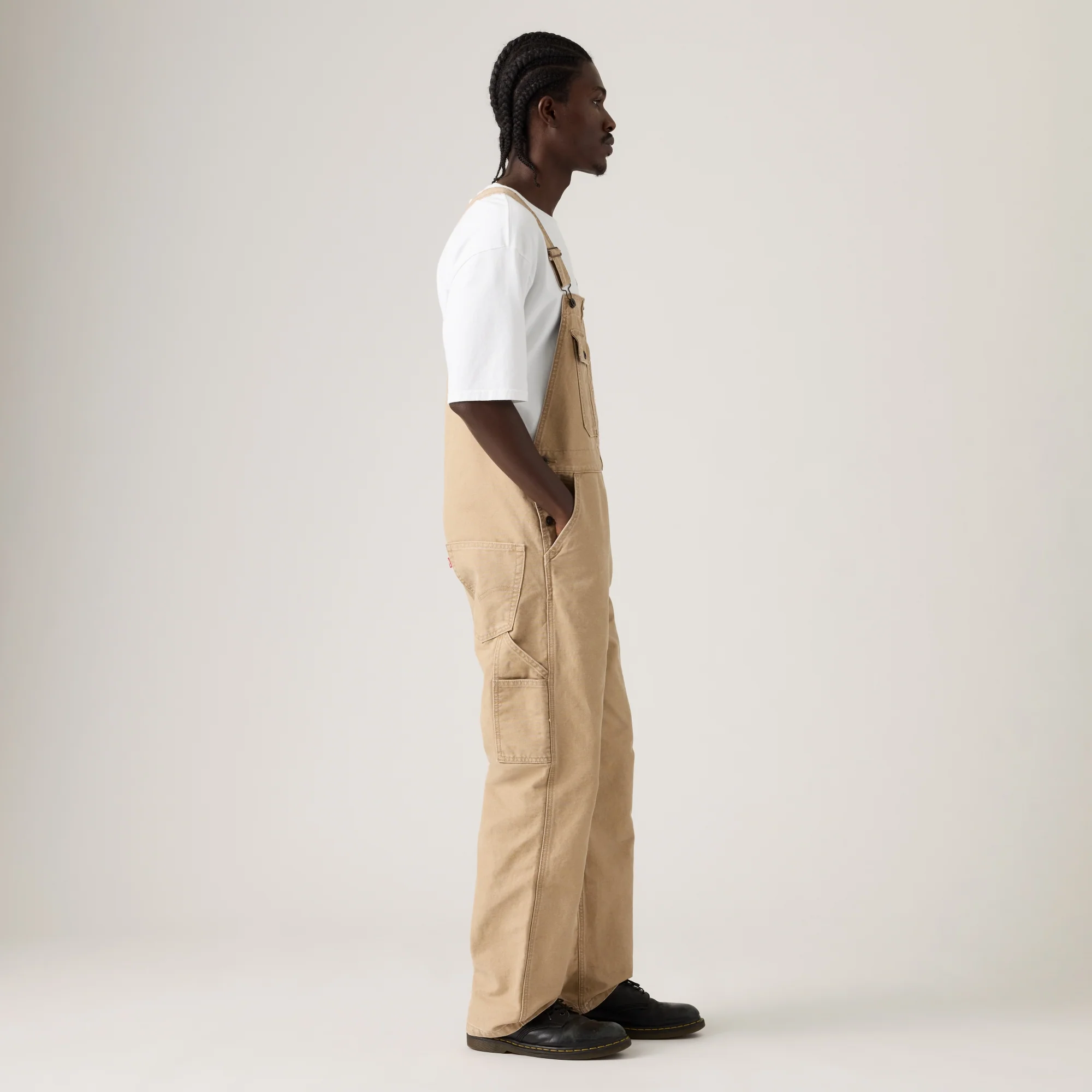 LEVI'S® MEN'S LOOSE OVERALLS - BROWN - Image 4