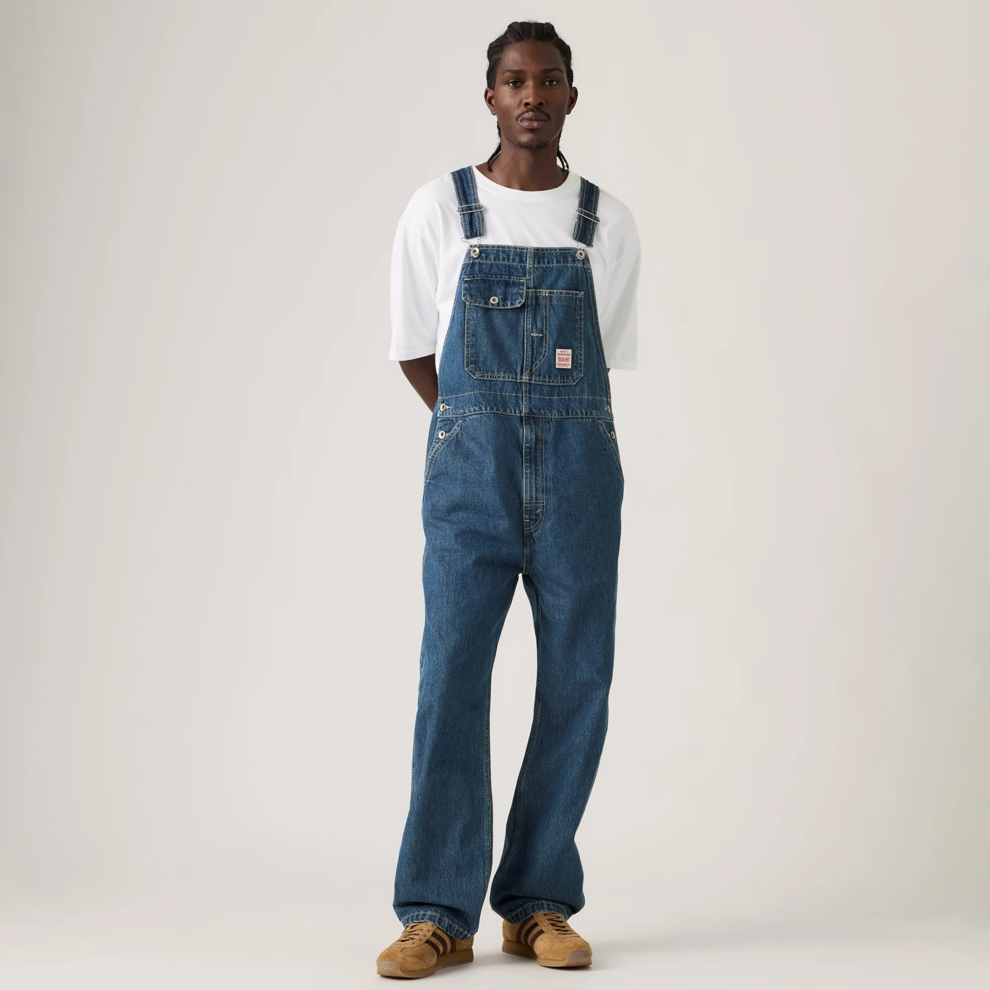 LEVI'S® MEN'S LOOSE OVERALLS - DARK WASH