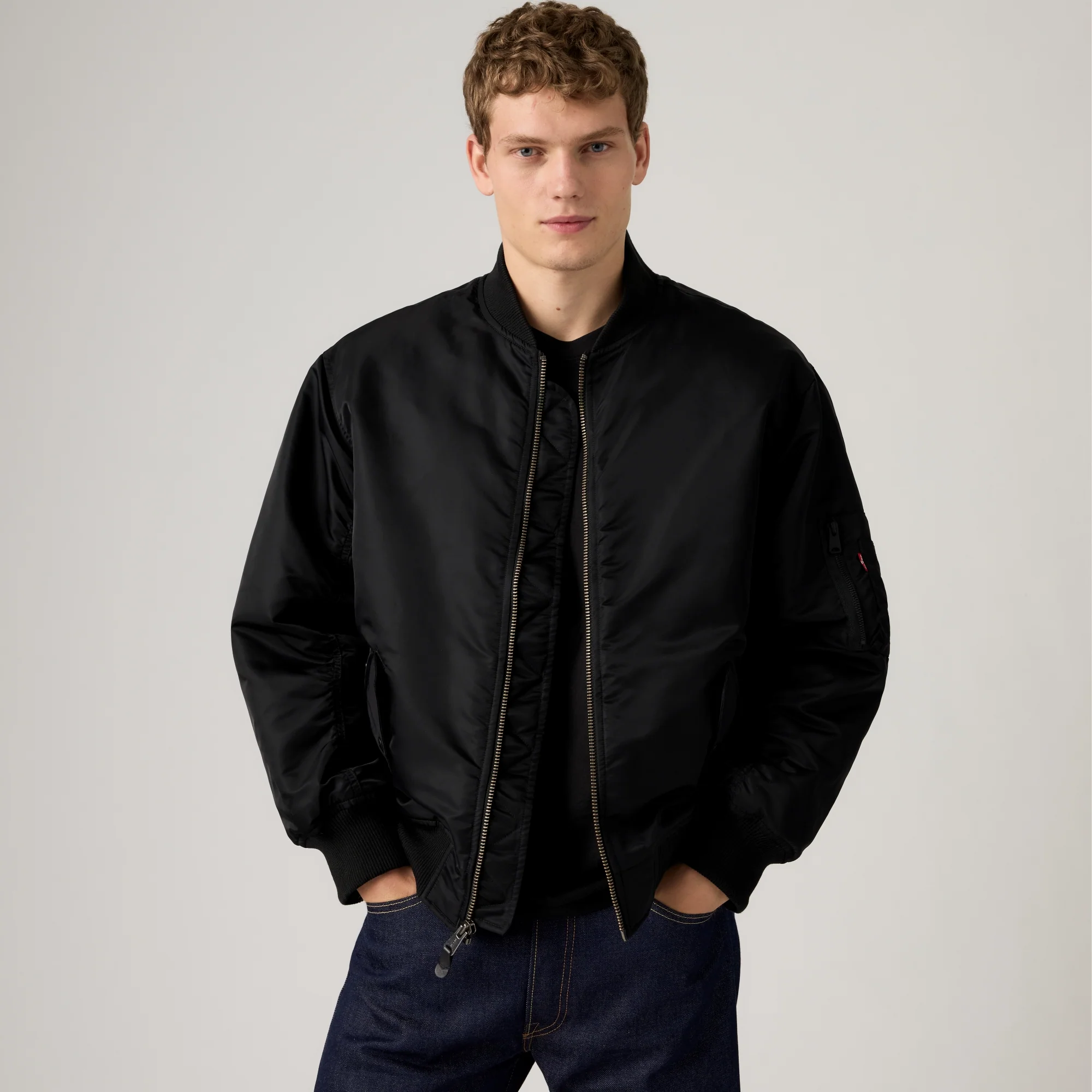 LEVI'S® MEN'S MA-1 BOMBER JACKET - BLUE