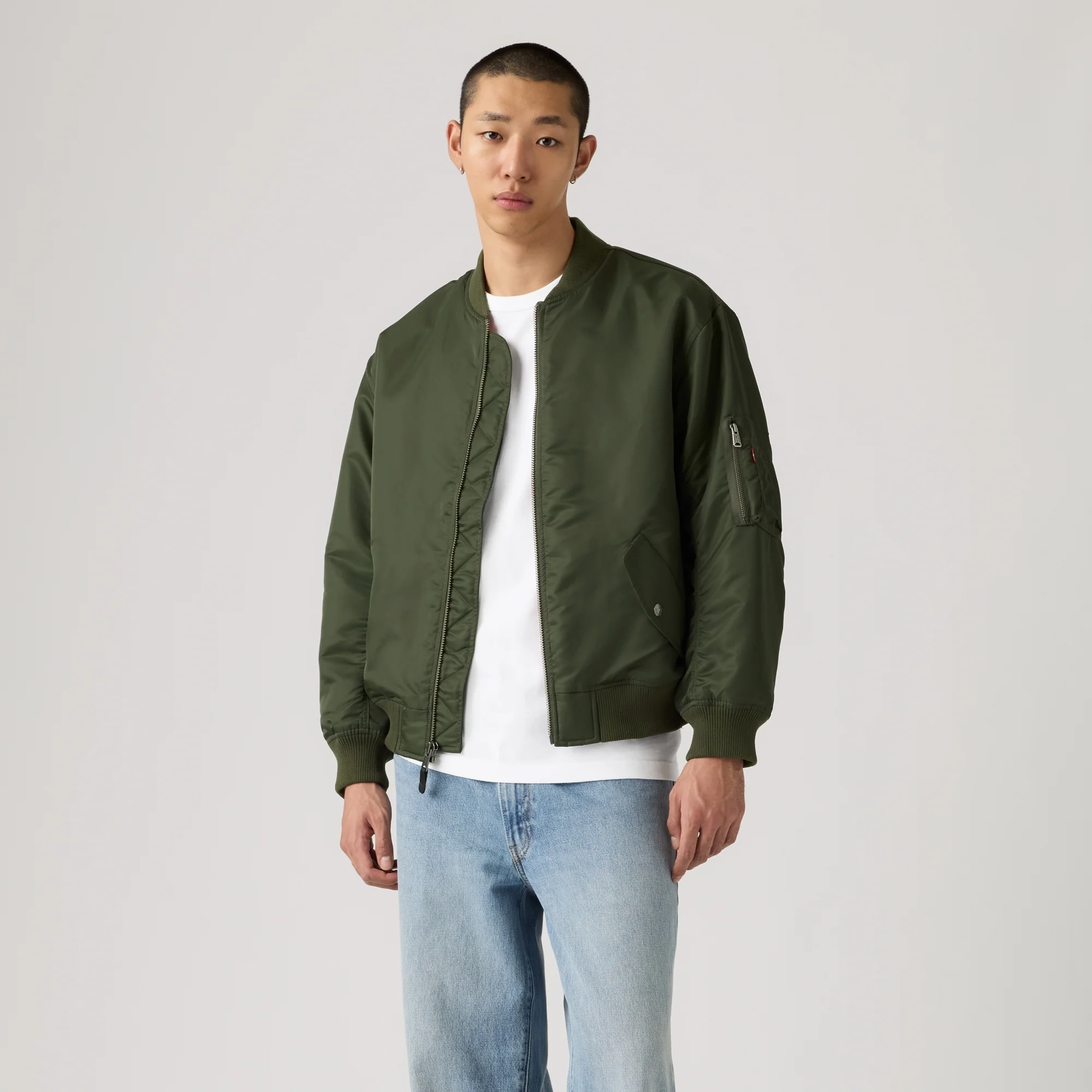 LEVI'S® MEN'S MA-1 BOMBER JACKET - BLUE - Image 2